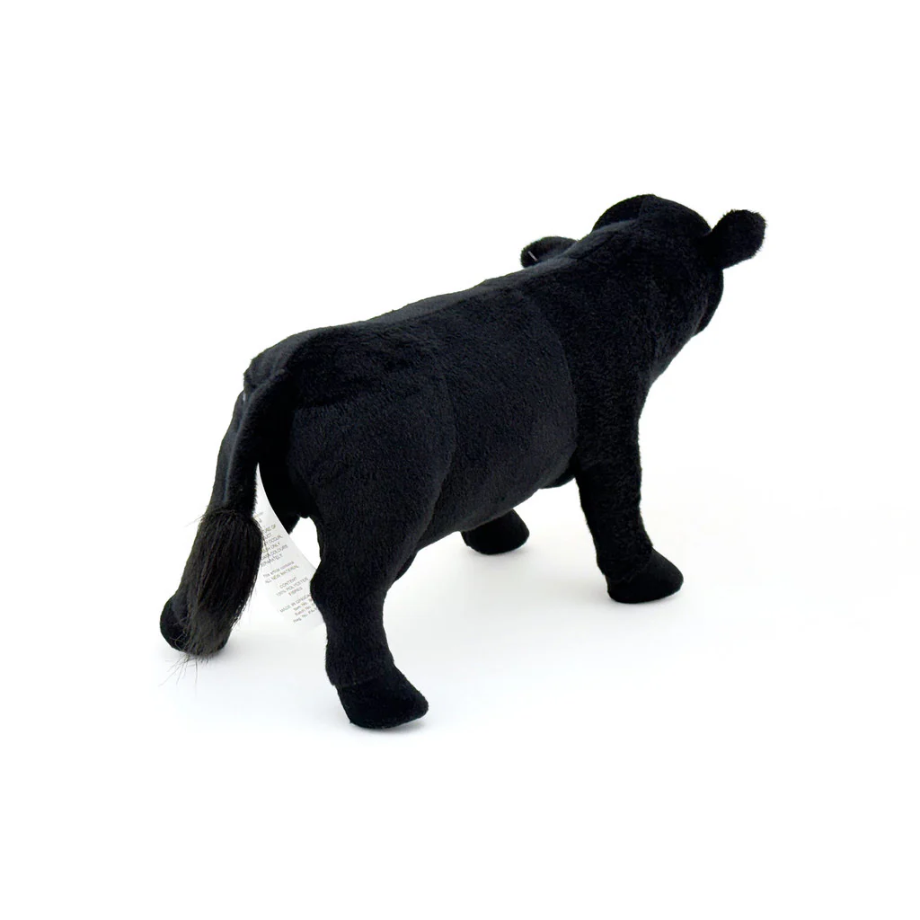 14" Black Angus Plush Cow by Big Country - Image 3