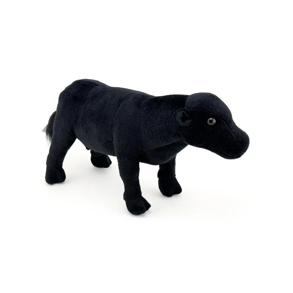 14" Black Angus Plush Cow by Big Country - Image 4