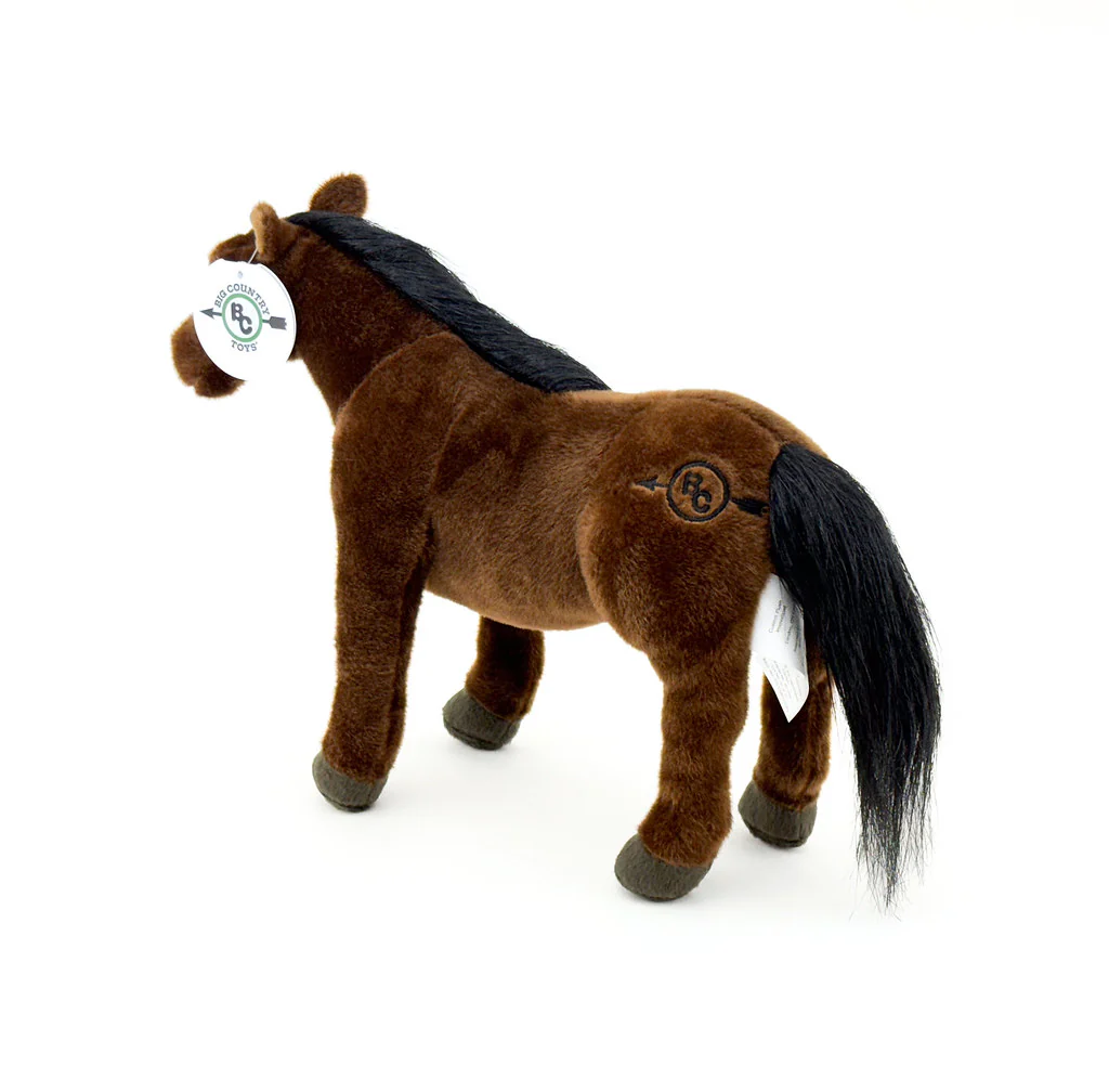14" Brown Quarter Horse Plush Animal by Big Country - Image 2