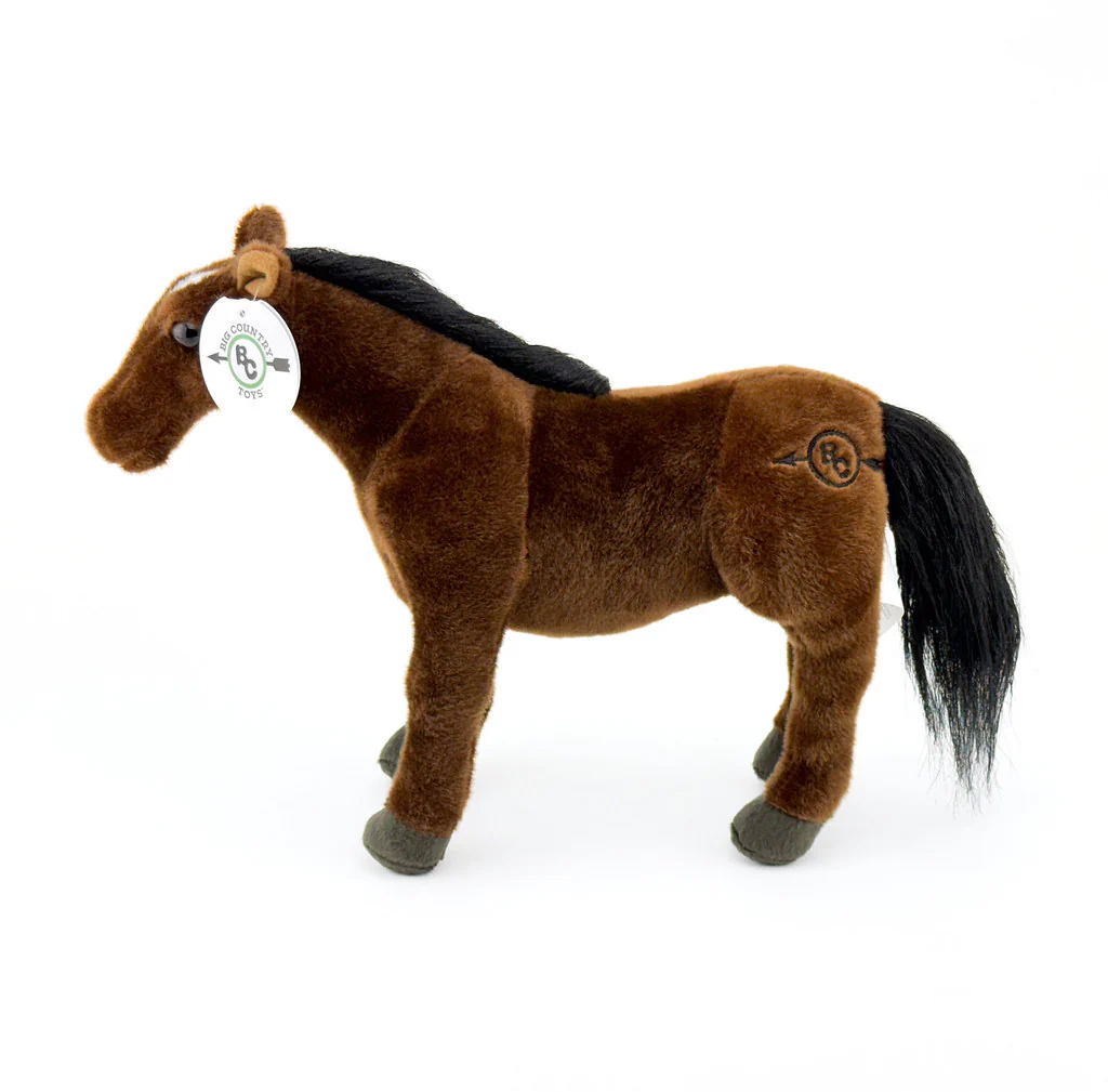14" Brown Quarter Horse Plush Animal by Big Country - Image 5