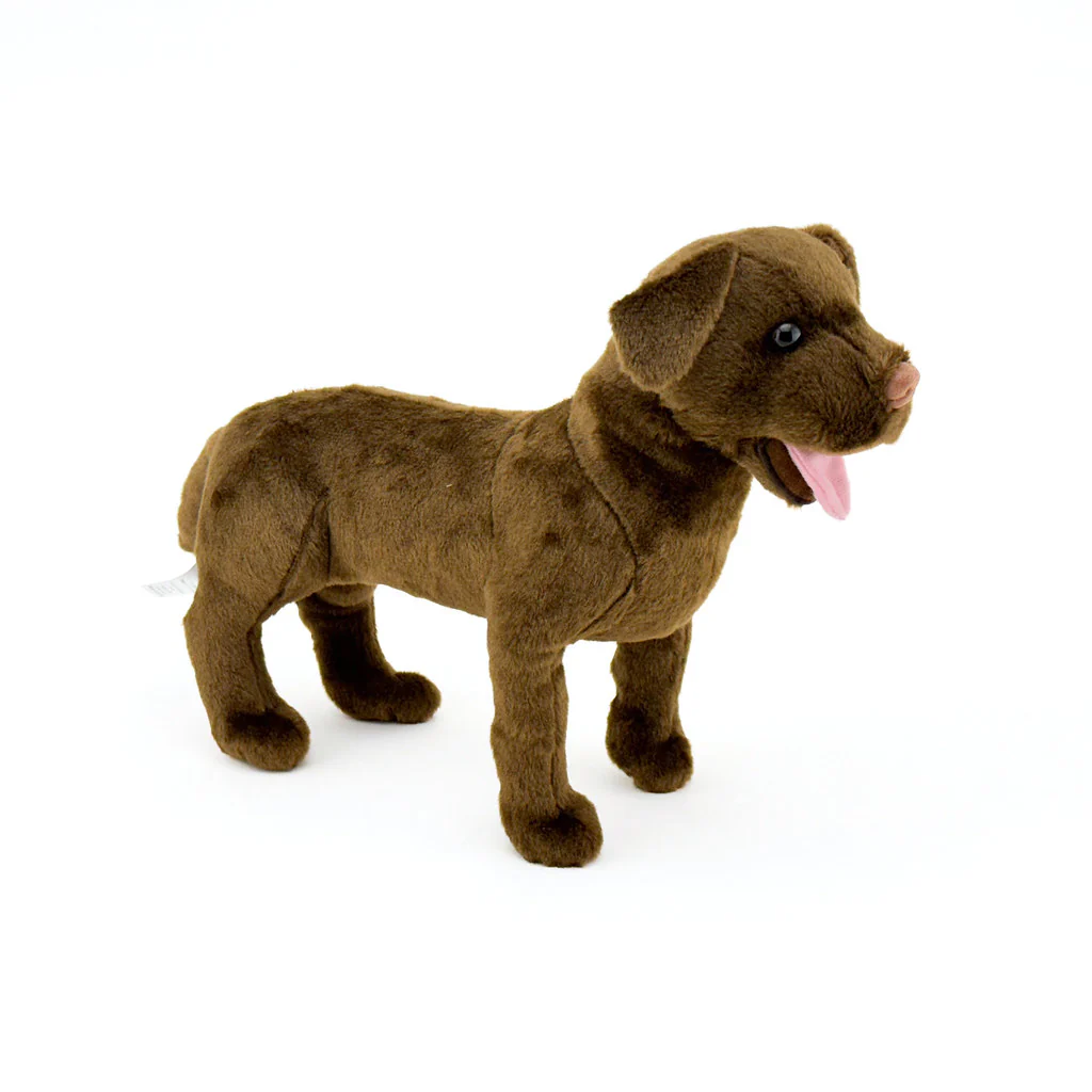 14" Chocolate Lab Plush Dog by Big Country - Image 3