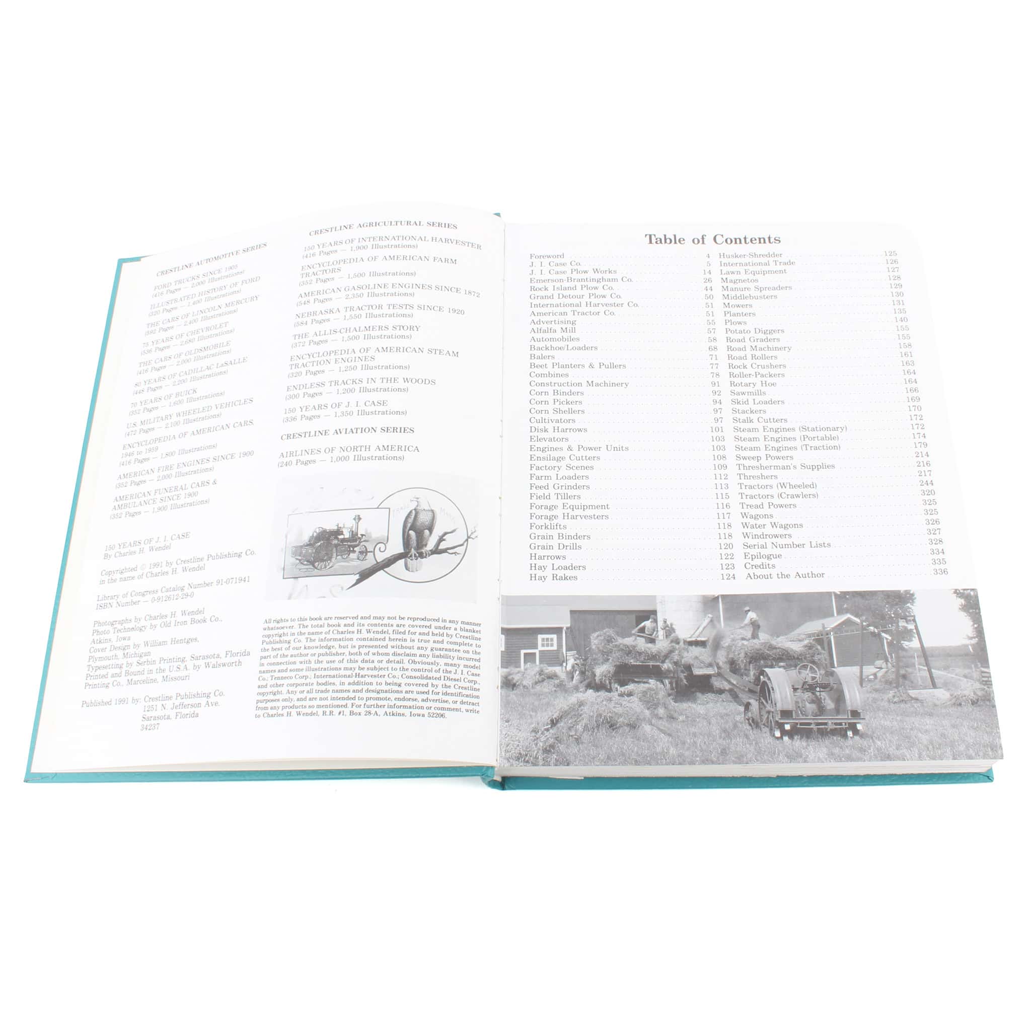 150 Years of JI Case Hardcover Book by C.H. Wendel - Image 3