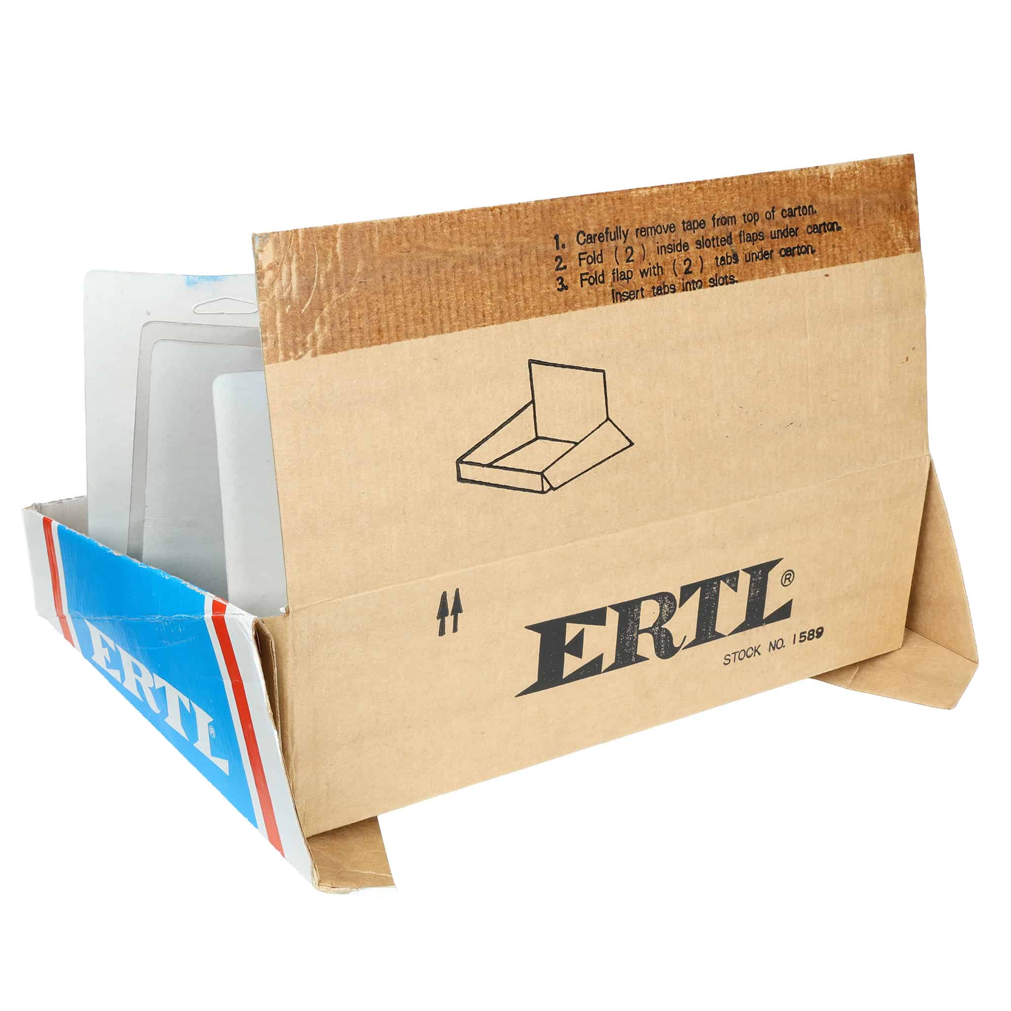 1970s/1980s ERTL Store Counter Advertising Display Box with Twelve (12) 1/64 Massey Ferguson Implements - Image 4
