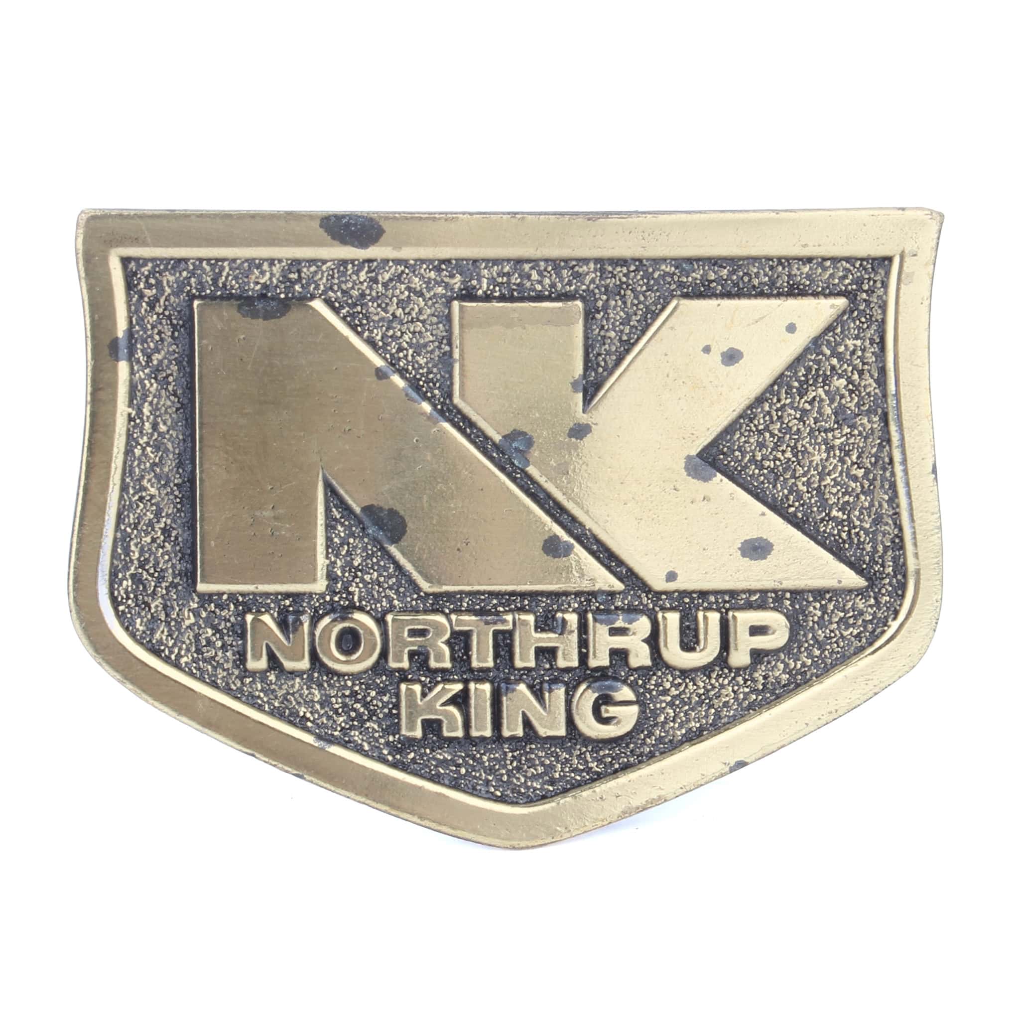 1978 Northrup King Brass Seed Company Agricultural Belt Buckle