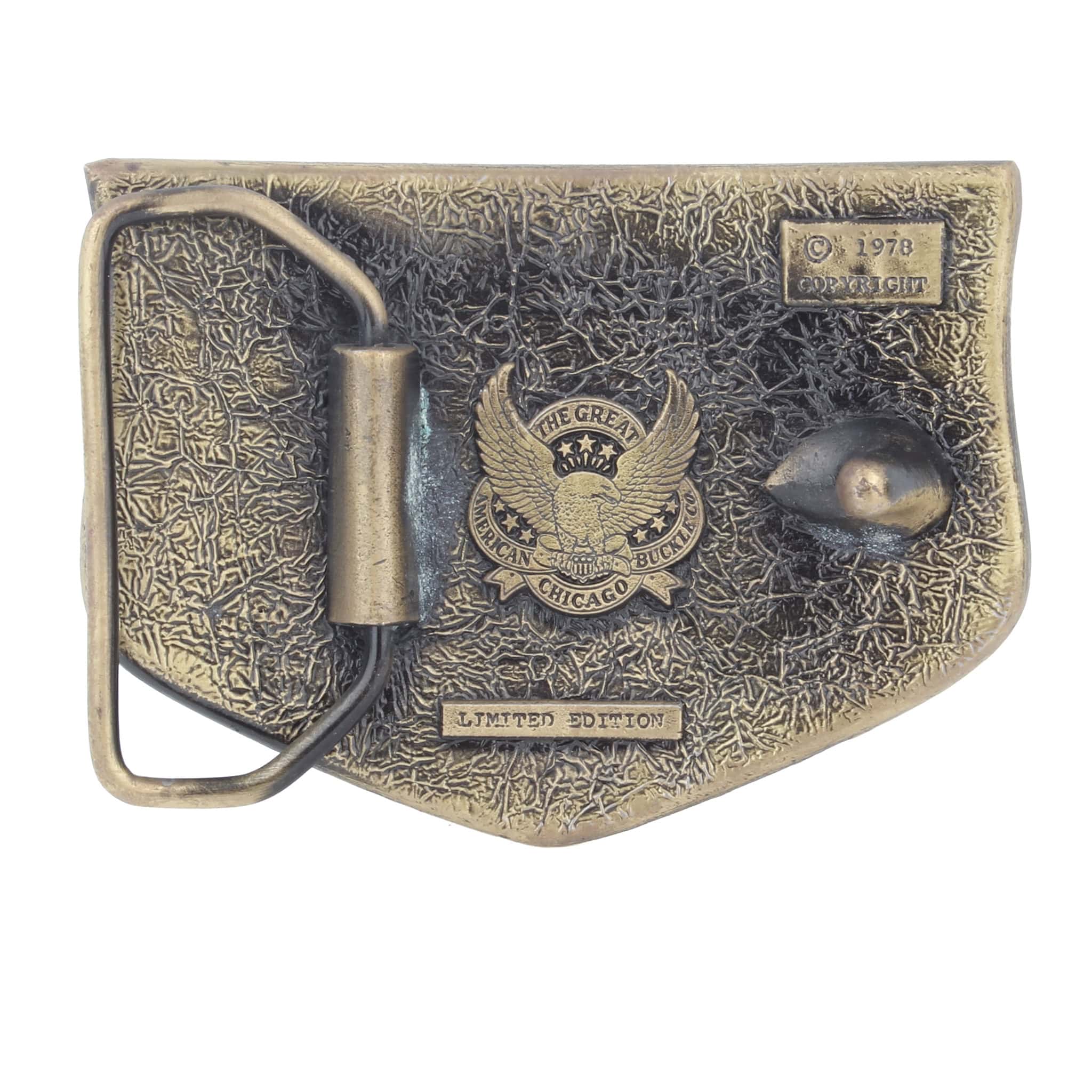 1978 Northrup King Brass Seed Company Agricultural Belt Buckle - Image 2