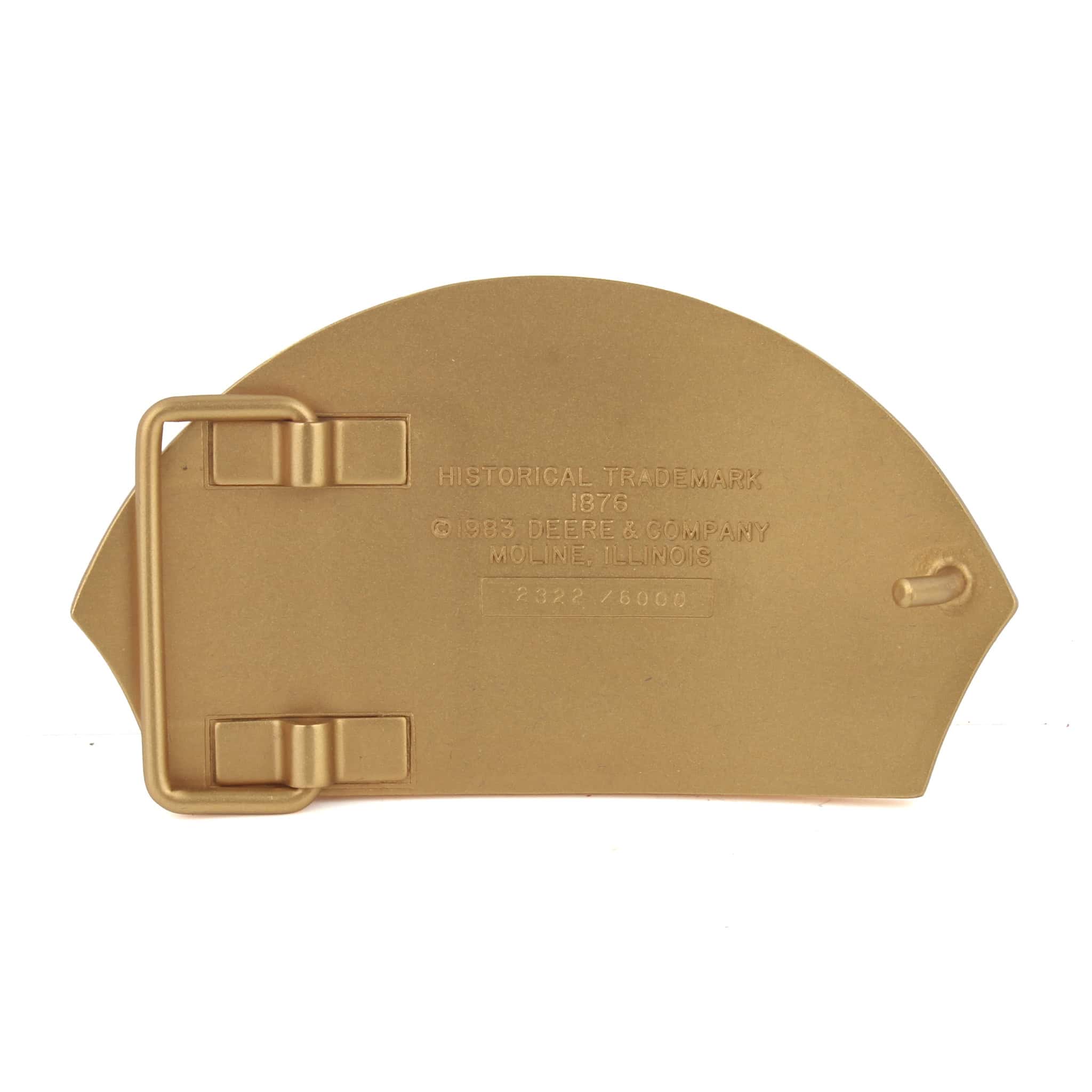 1983 John Deere Historical Insignia Belt Buckle - Image 2