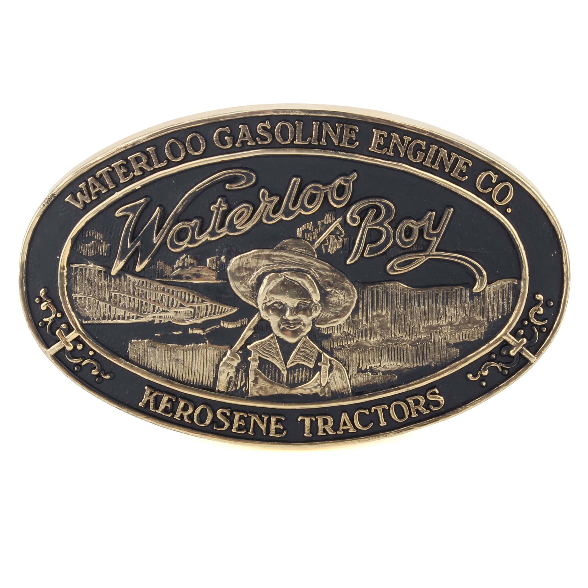 1984 Waterloo Boy Kerosene Tractor Belt Buckle Limited Edition by Wiegand