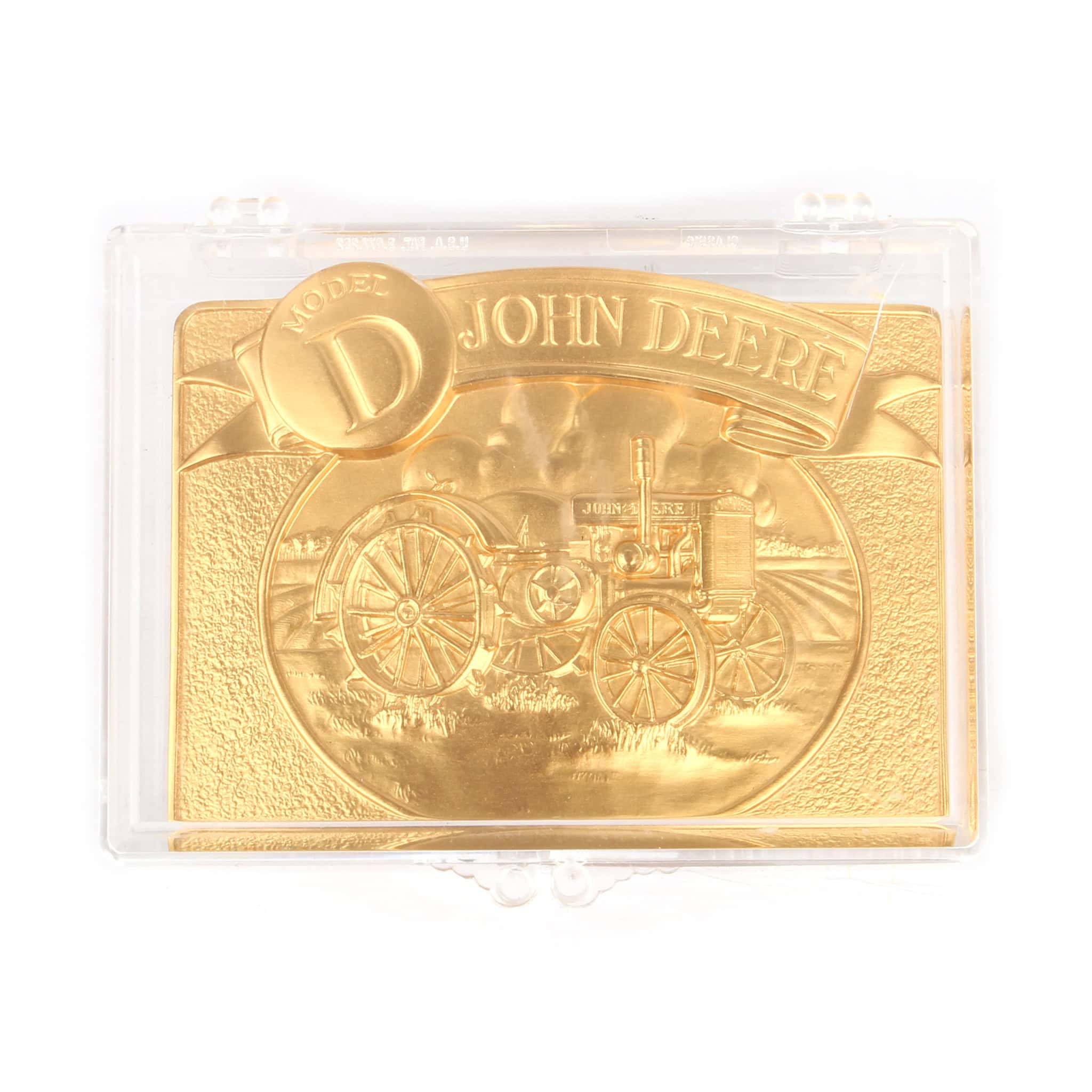 1988 John Deere Model D Tractor Belt Buckle - Image 3
