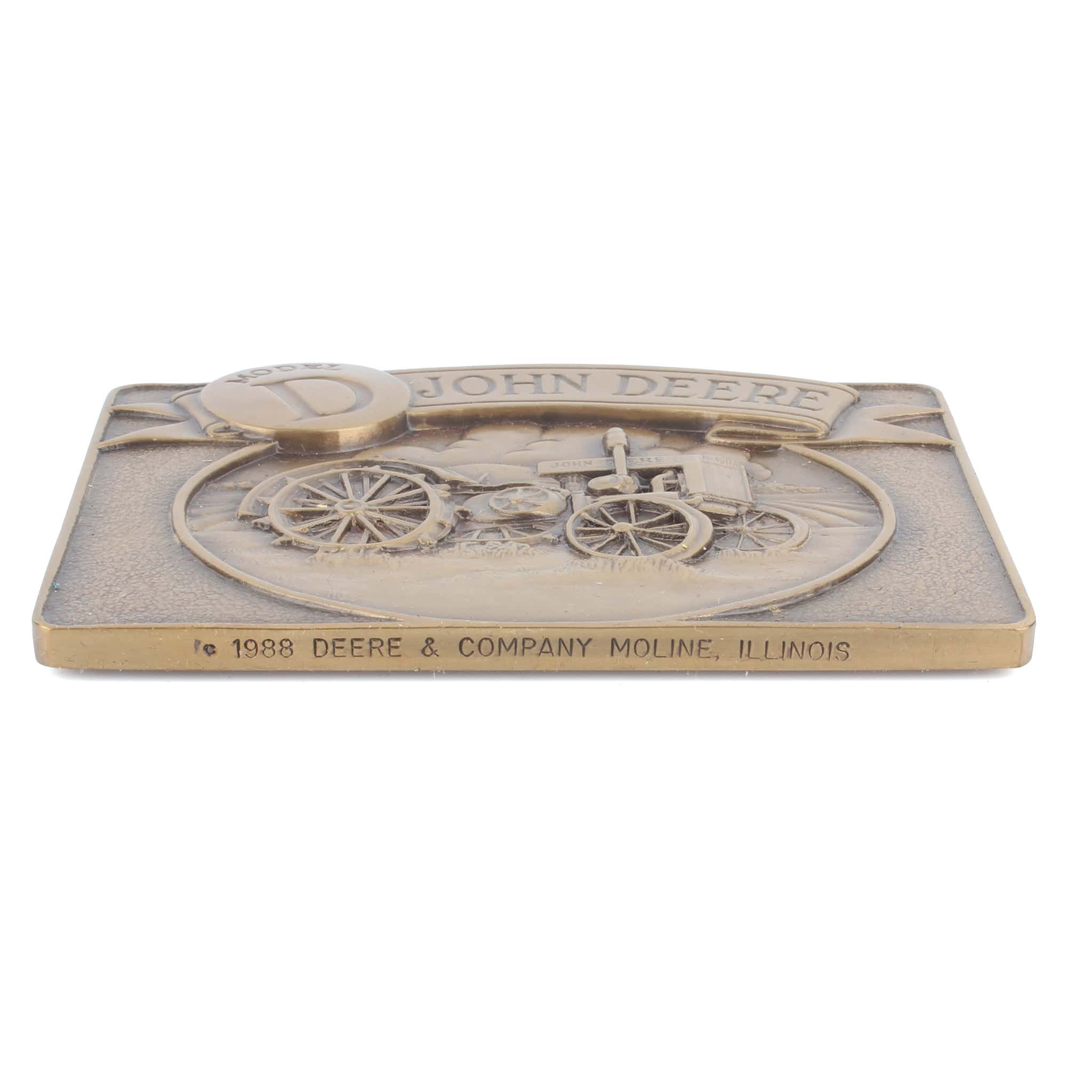 1989 John Deere Calendar Medallion, Model D Tractor - Image 4