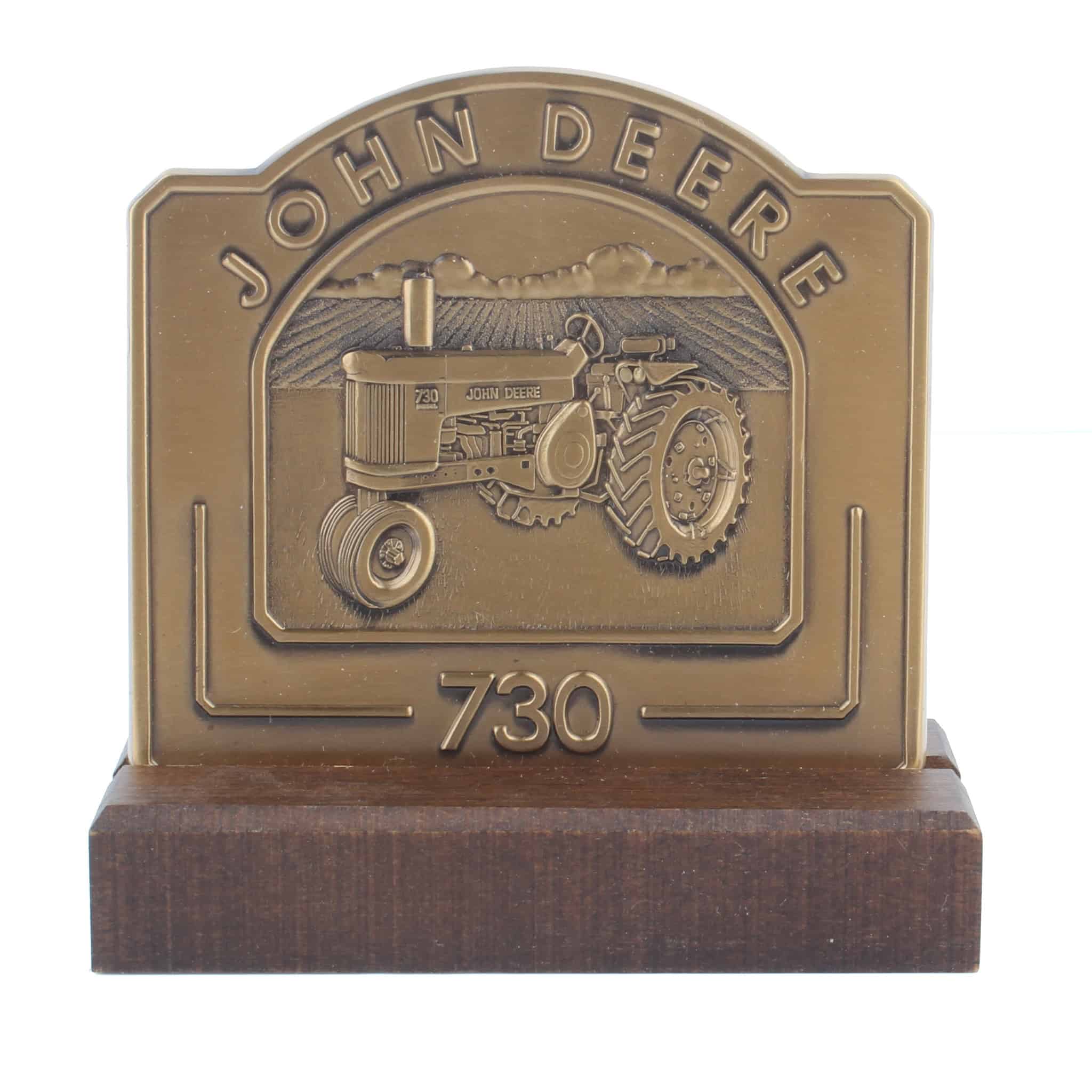 1992 John Deere Calendar Medallion, 730 Tractor - Image 2