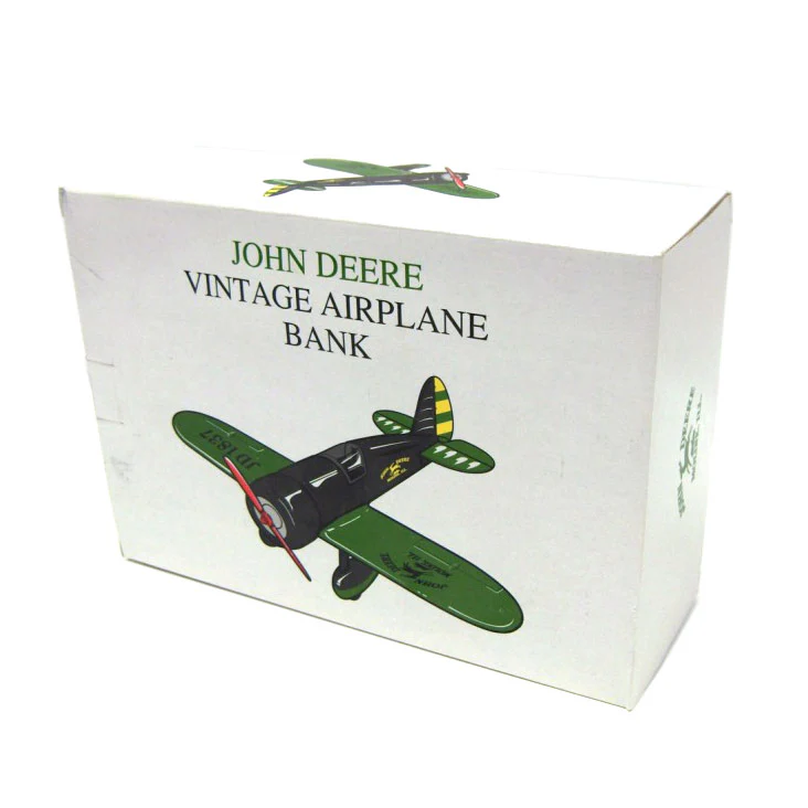 1992 John Deere Travel Air Model R Airplane Bank by SpecCast
