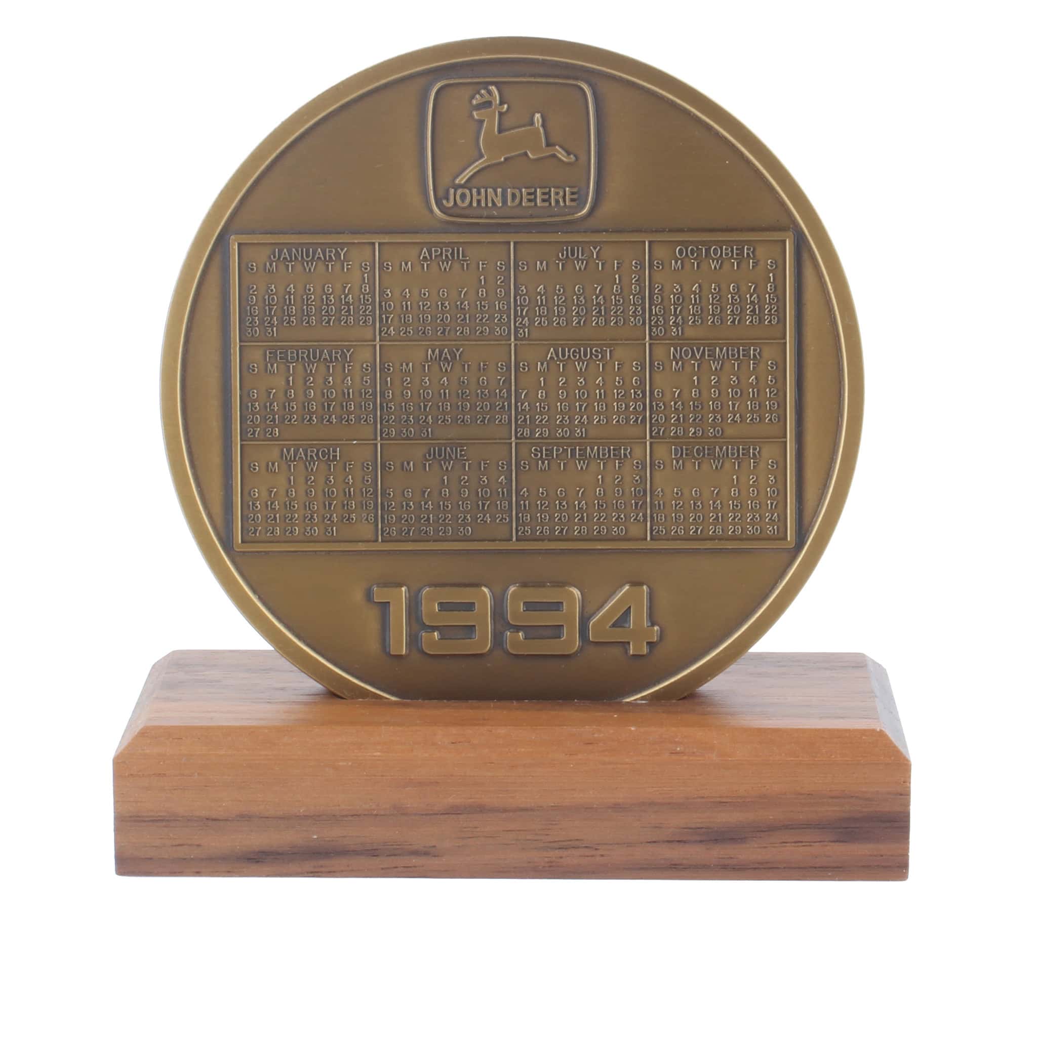 1994 John Deere Calendar Medallion, 690E Excavator, 7000 Series Tractor & Gator 4x2 - Image 3