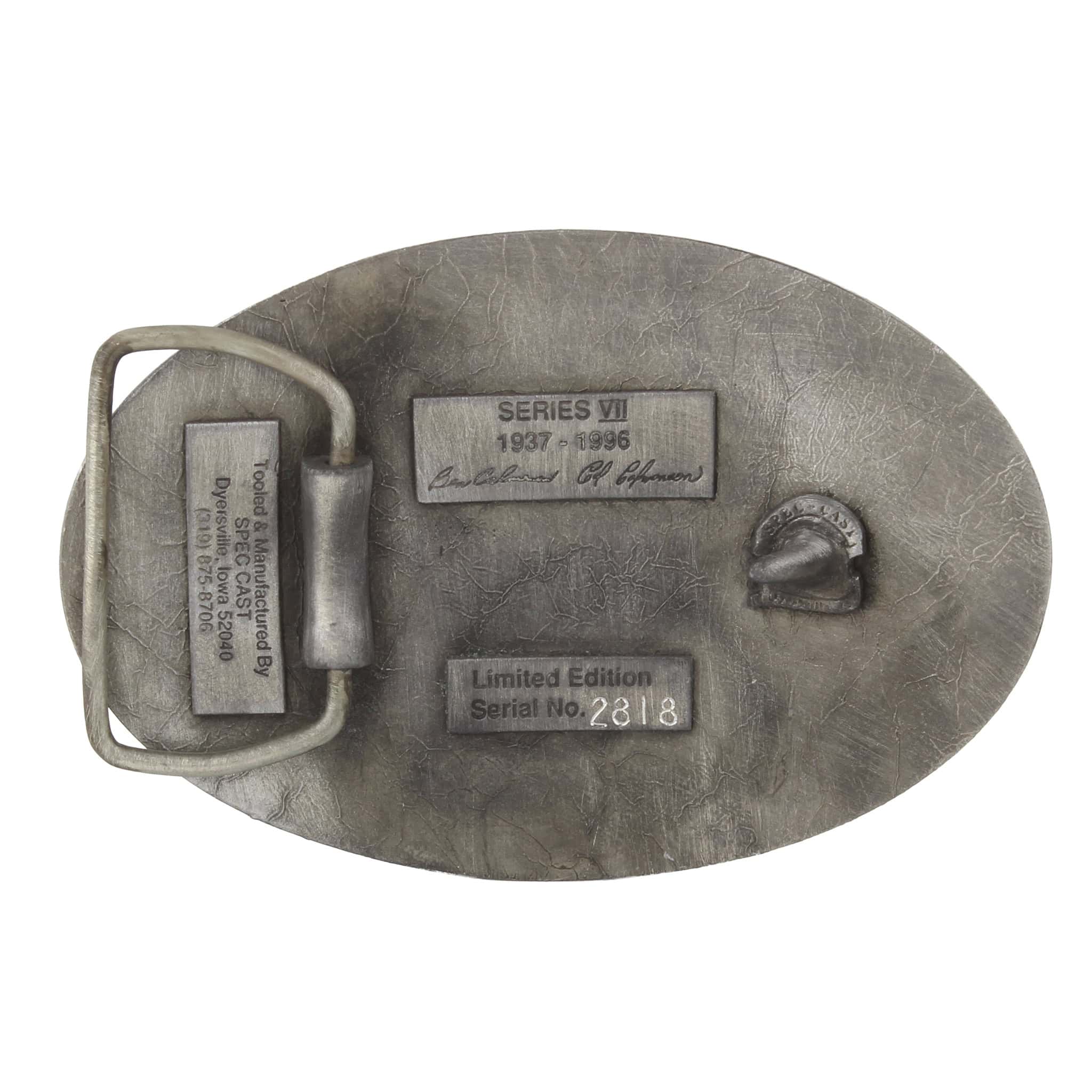1996 TISCO Tractor Implement Supply Co 59 years LE Pewter Belt Buckle by SpecCast - Image 2