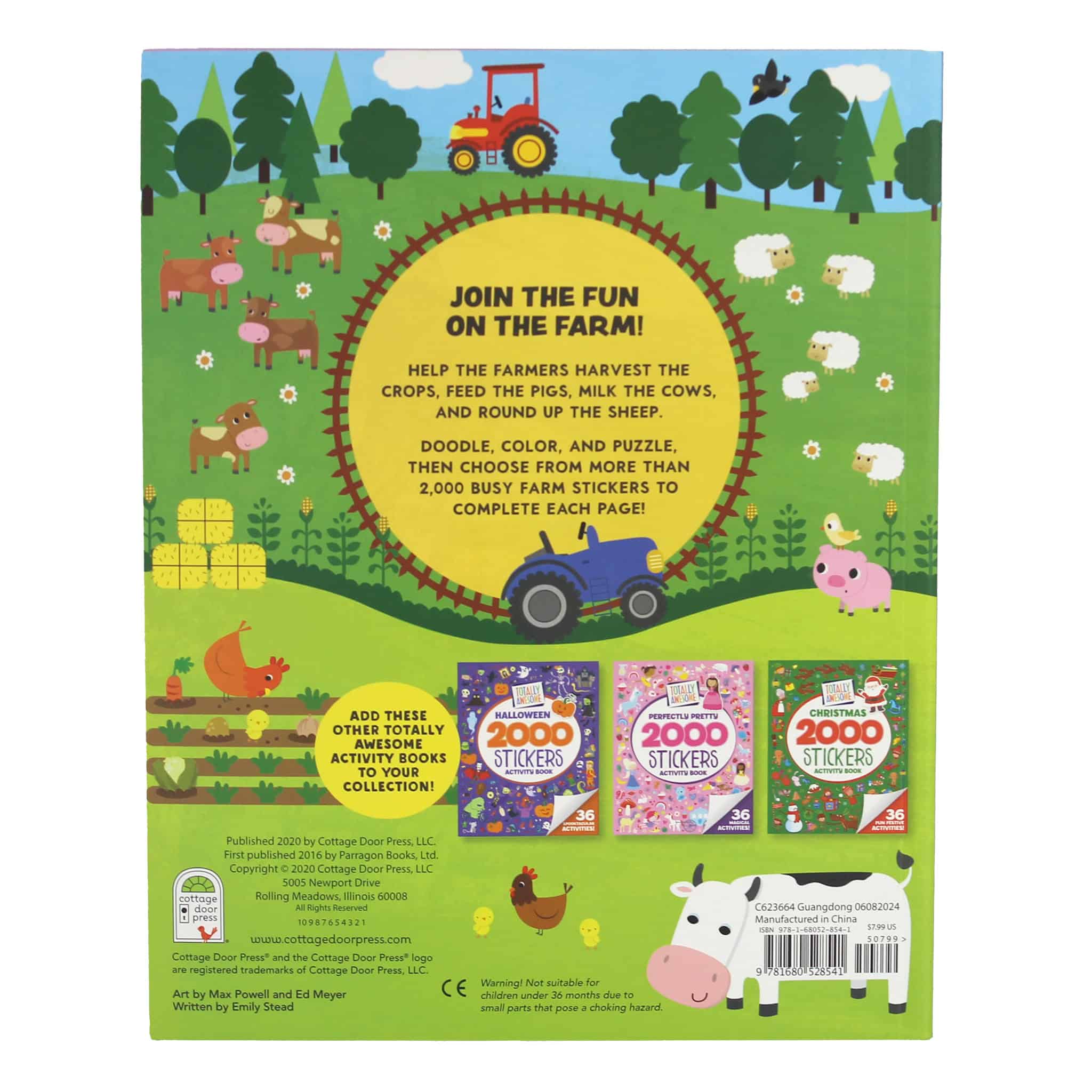 2000 Stickers Busy Farm Activity Book - Image 2