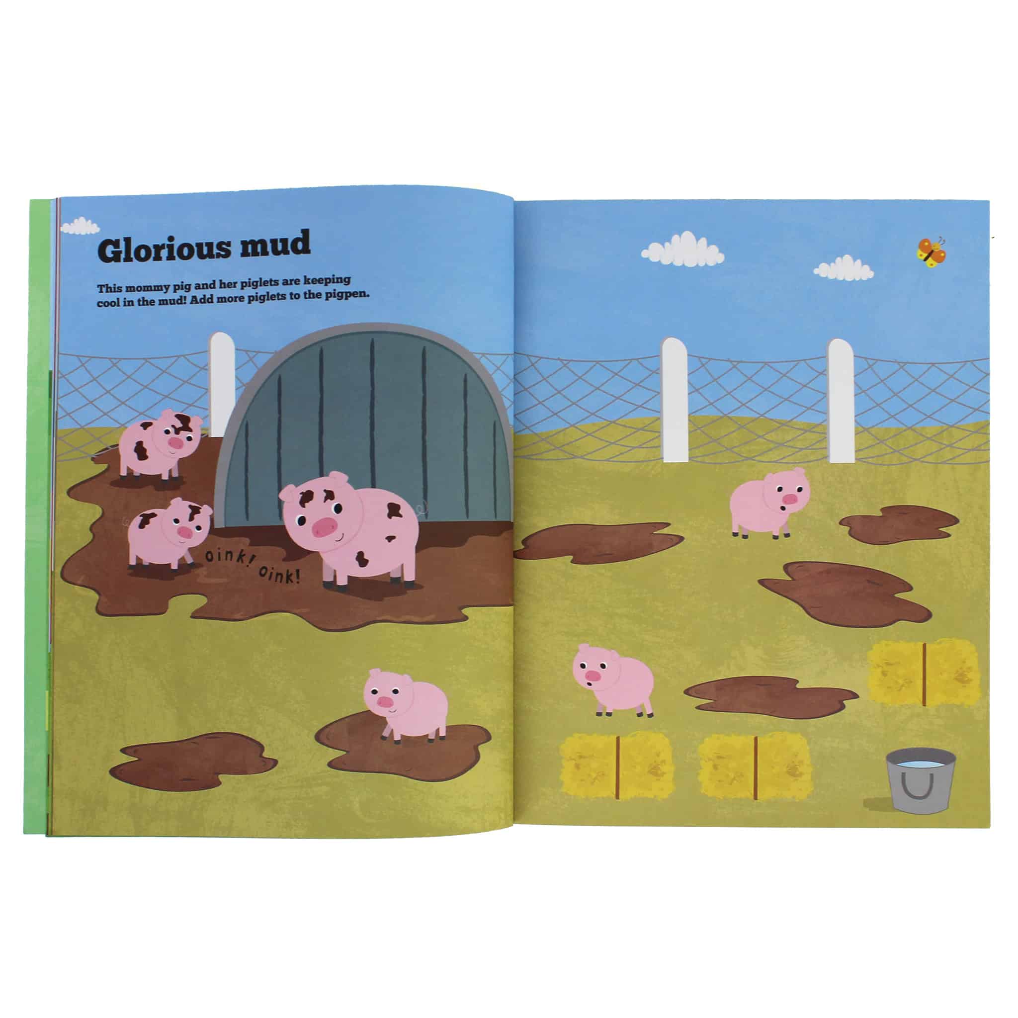 2000 Stickers Busy Farm Activity Book - Image 3