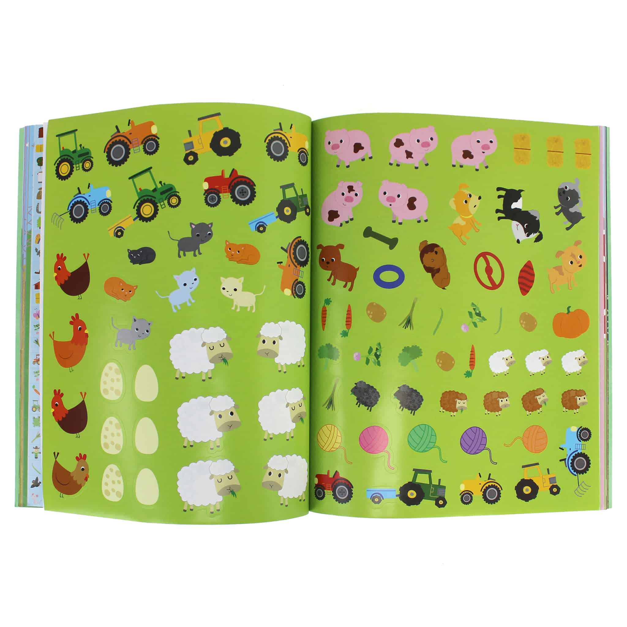 2000 Stickers Busy Farm Activity Book - Image 6