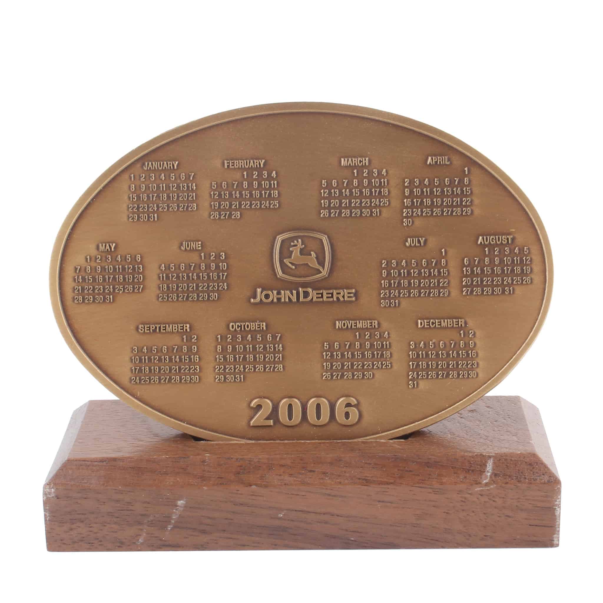 2006 John Deere Calendar Medallion, Contemporary Legend Model 7720 Tractor - Image 3
