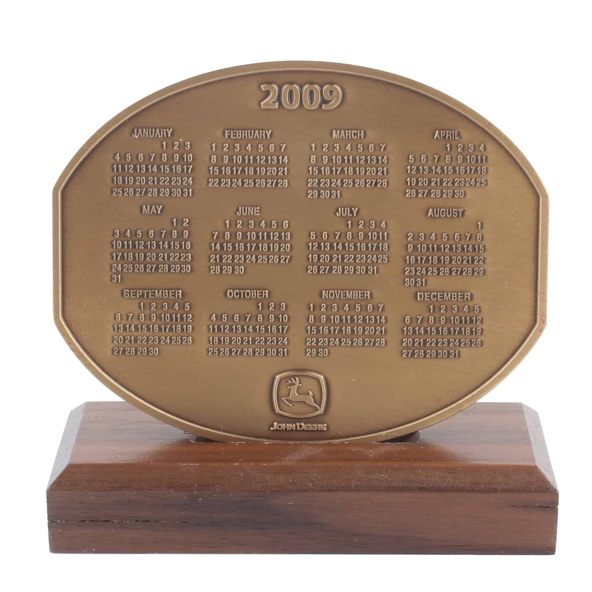 2009 John Deere Calendar Medallion, Contemporary Legend, 8330 & 9630 Tractor - Image 2