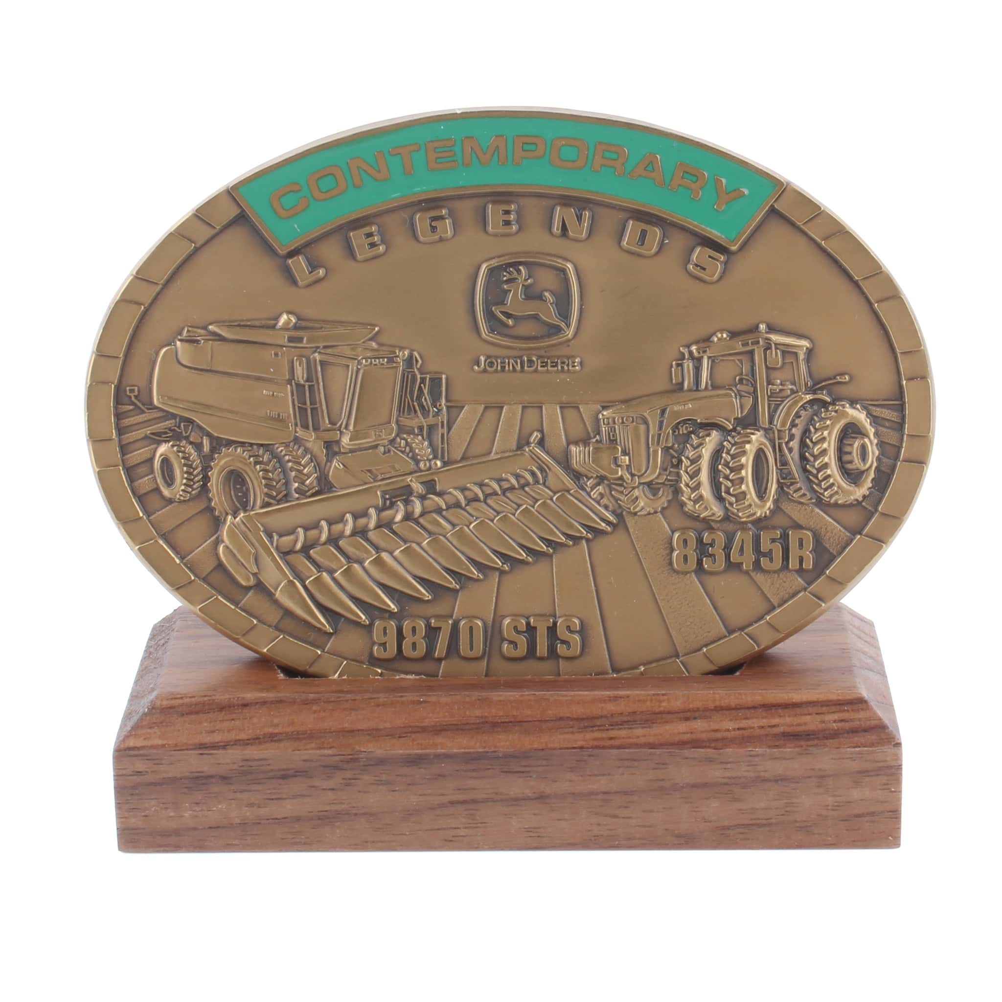 2011 John Deere Calendar Medallion, Contemporary Legends, 9870 STS Combine & 8345R Tractor - Image 2