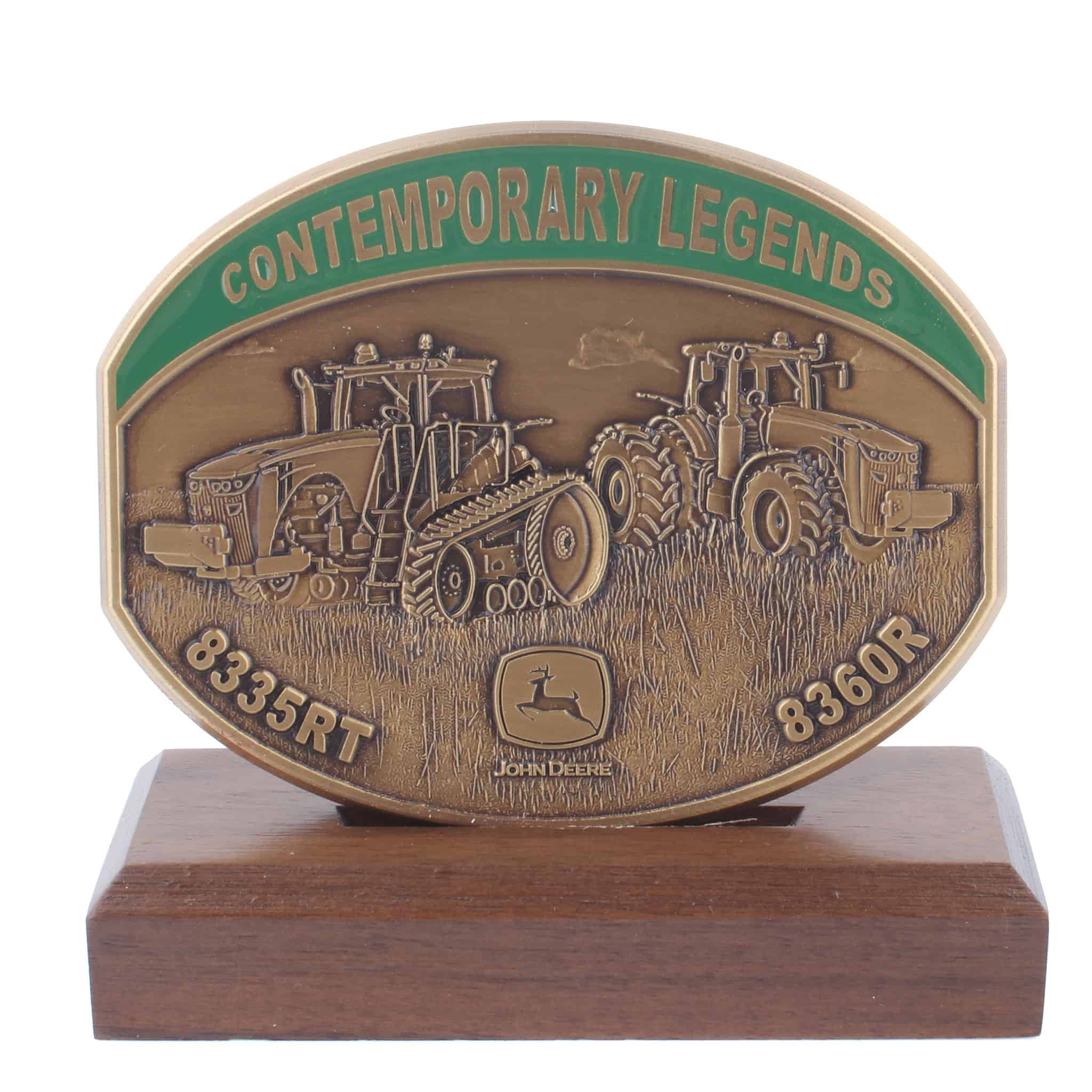 2012 John Deere Calendar Medallion, Contemporary Legends, 8335RT & 8630R Tractor - Image 2