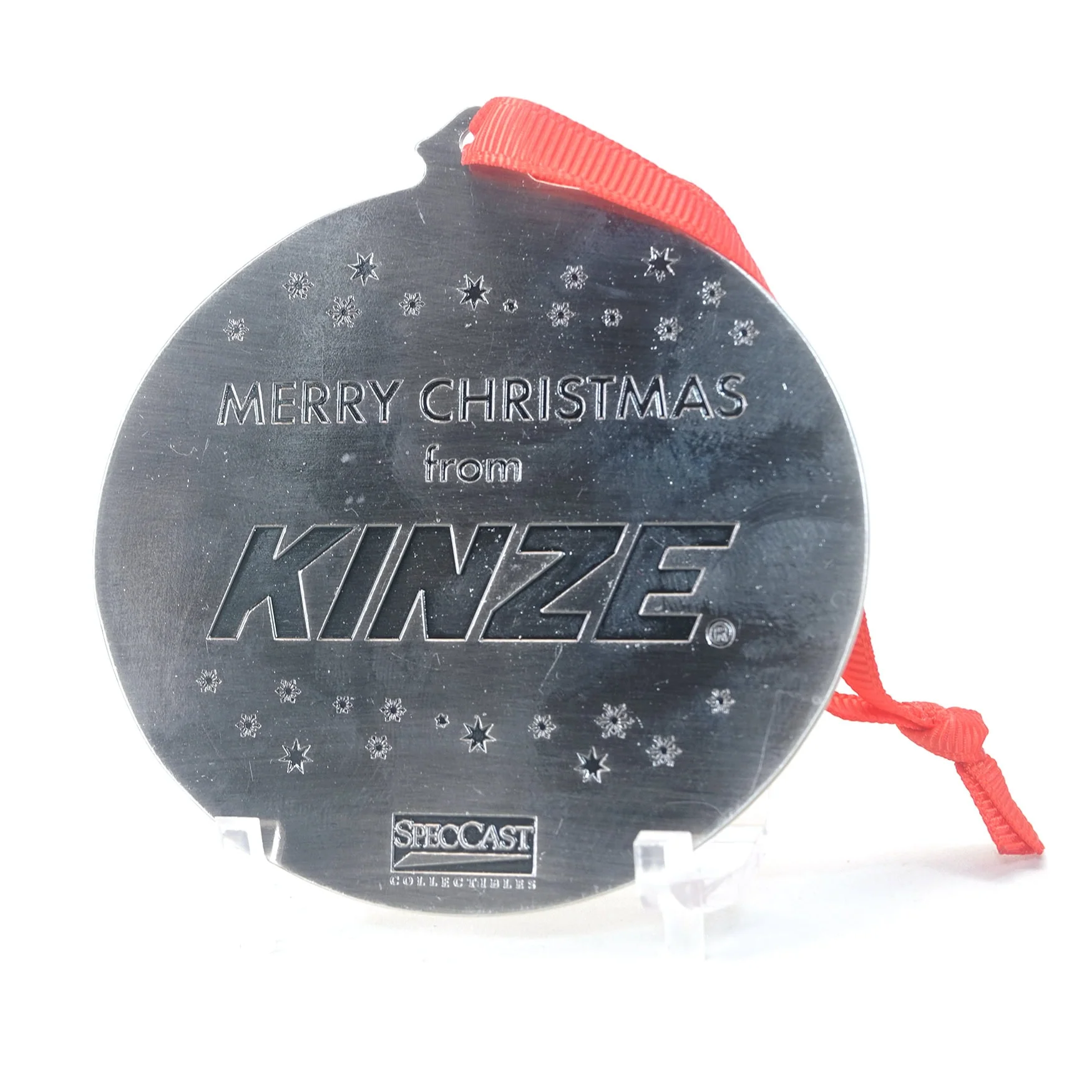 2025 Kinze Pewter Christmas Ornament, Kinze 60 Years - Image 2