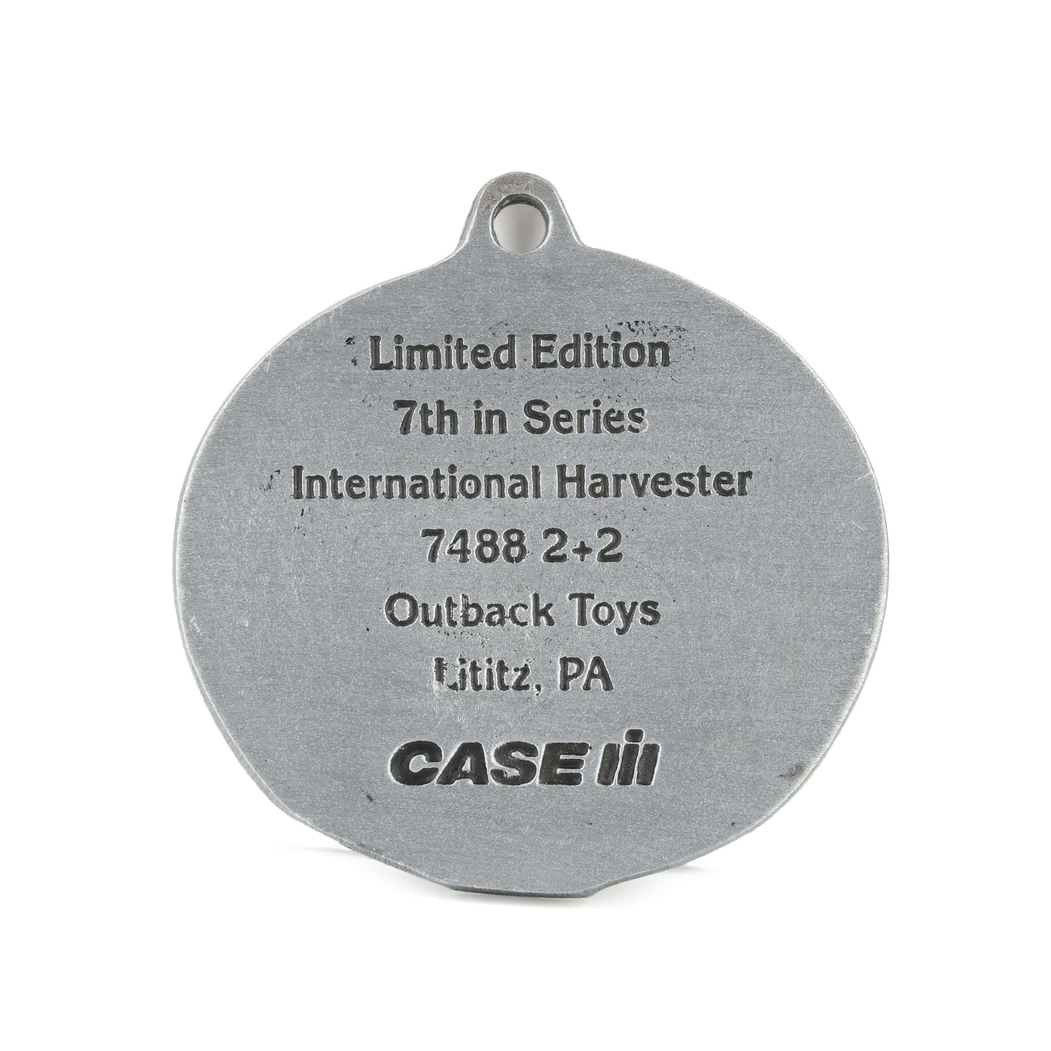 2025 International 7288 2+2 Tractor Christmas Ornament, 7th in Outback Toys Series - Image 2