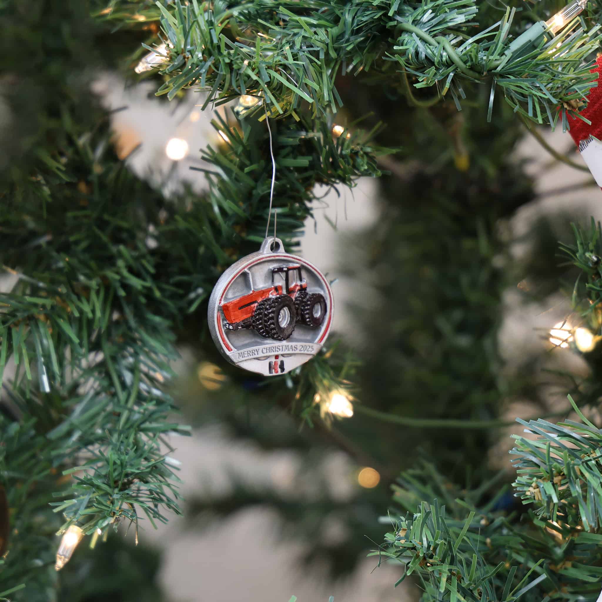 2025 International 7288 2+2 Tractor Christmas Ornament, 7th in Outback Toys Series - Image 3
