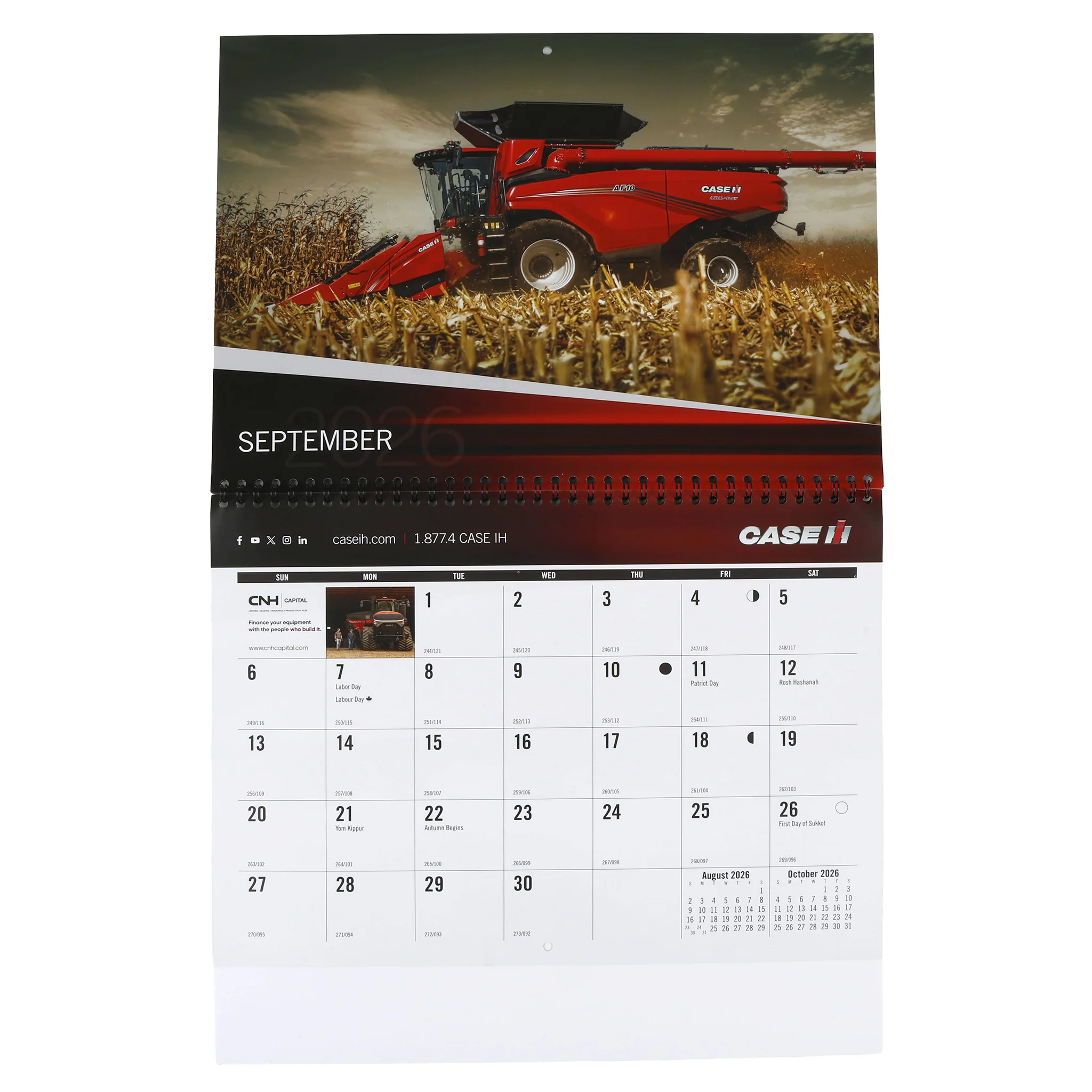2026 Case IH 12 Month Wall Calendar, 13in x 11.5in - Image 6