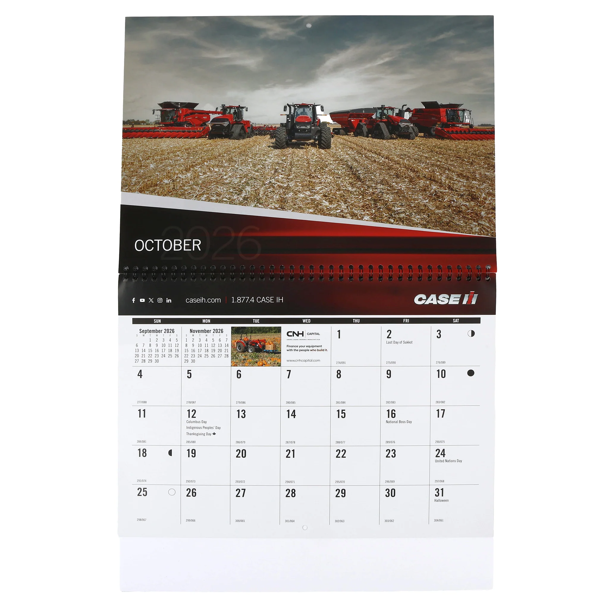 2026 Case IH 12 Month Wall Calendar, 13in x 11.5in - Image 7