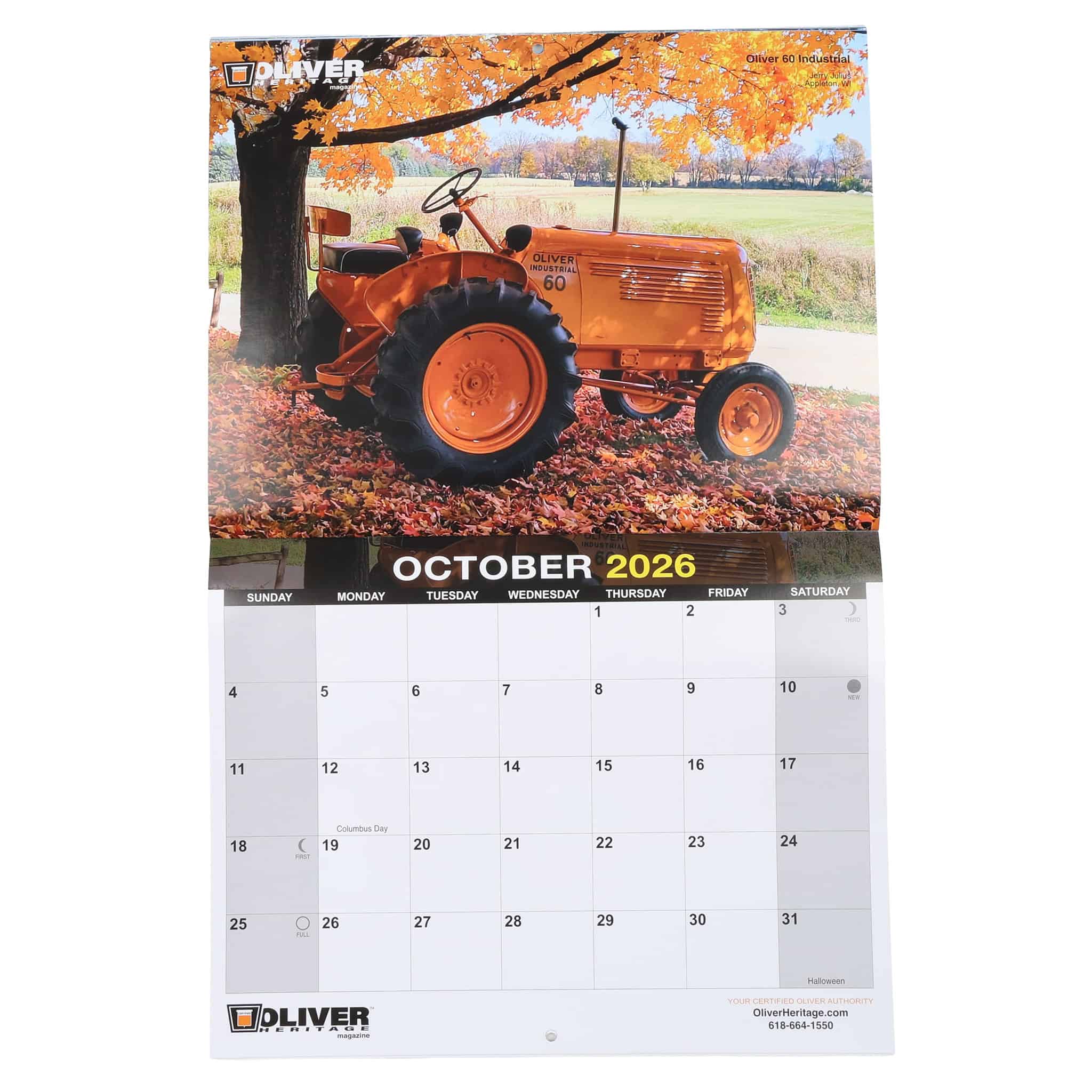 2026 Oliver Heritage 13 Month Wall Calendar - Image 5