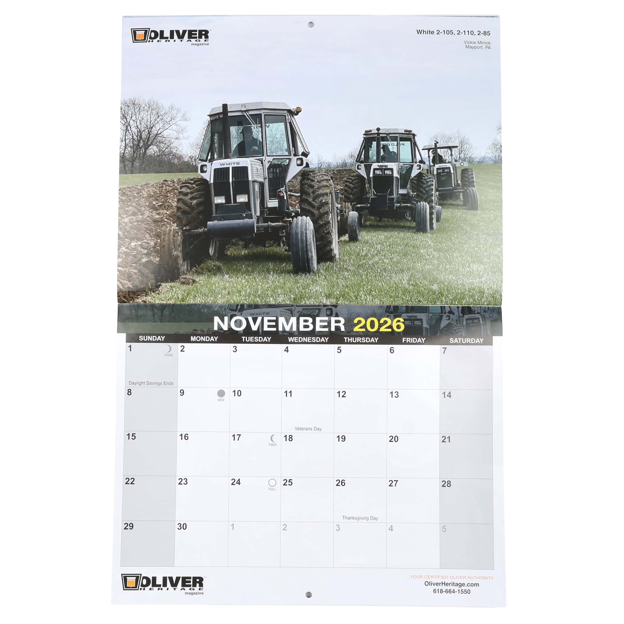 2026 Oliver Heritage 13 Month Wall Calendar - Image 6
