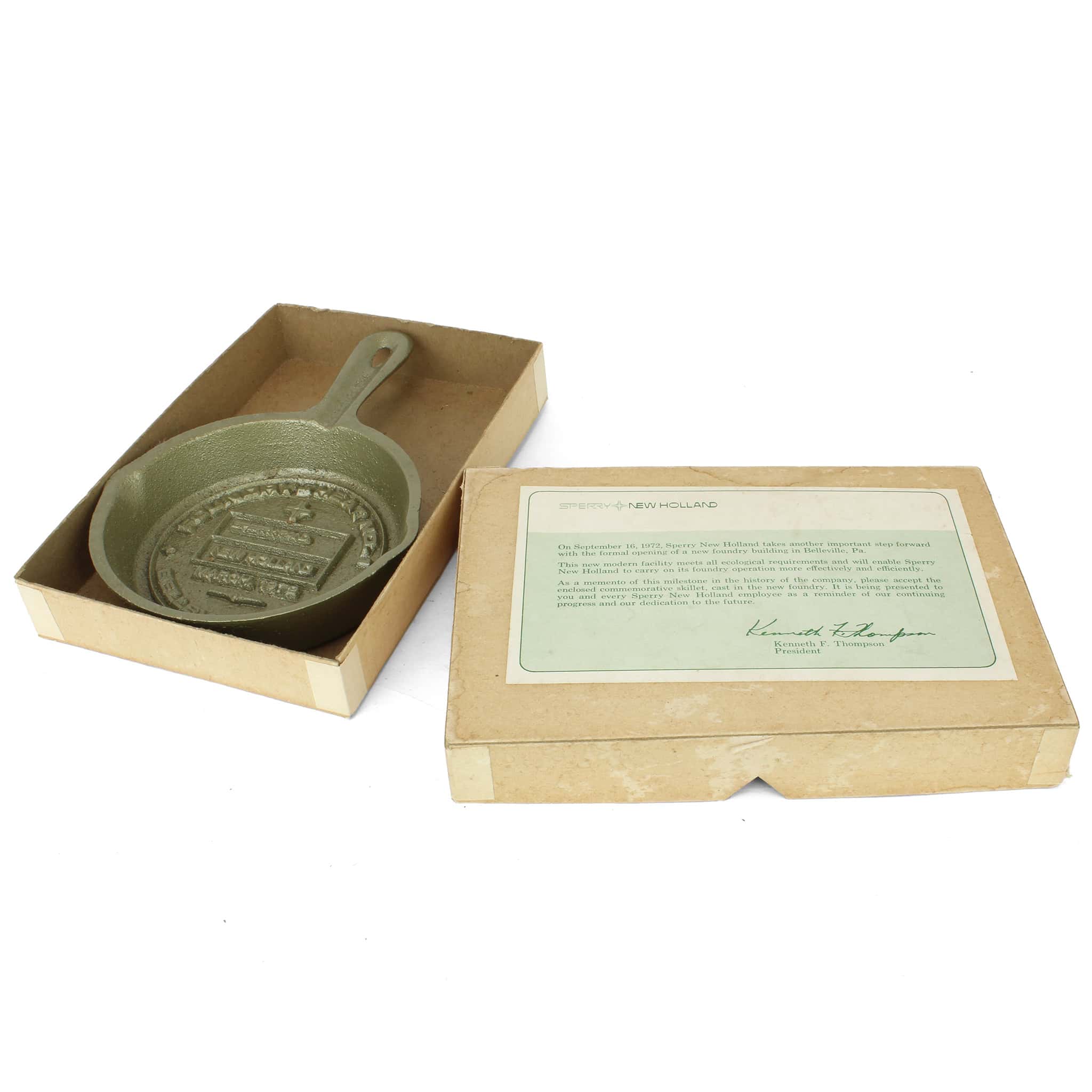 4.25 inch Sperry New Holland Commemorative Skillet
