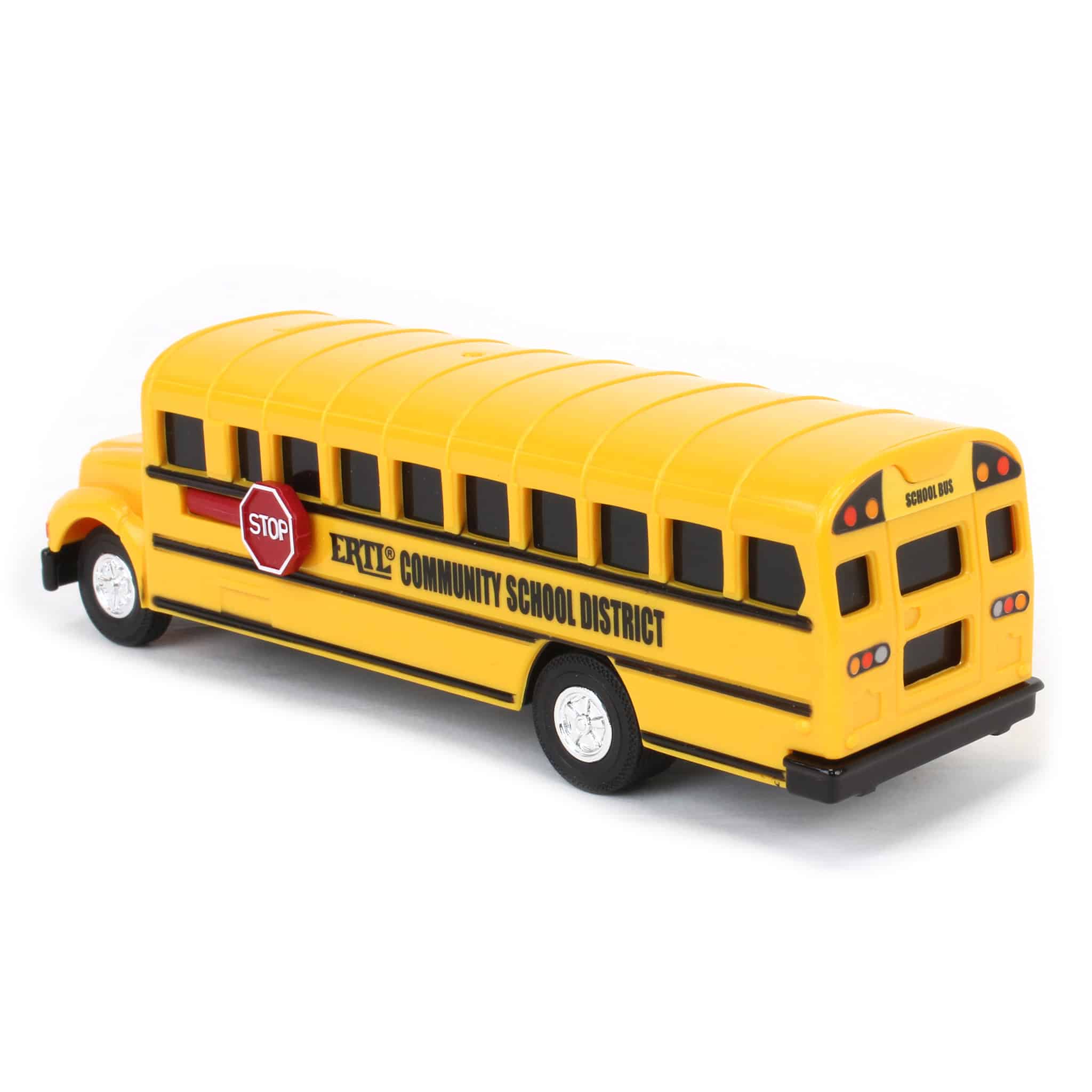 4.3in School Bus, ERTL Collect N Play - Image 4