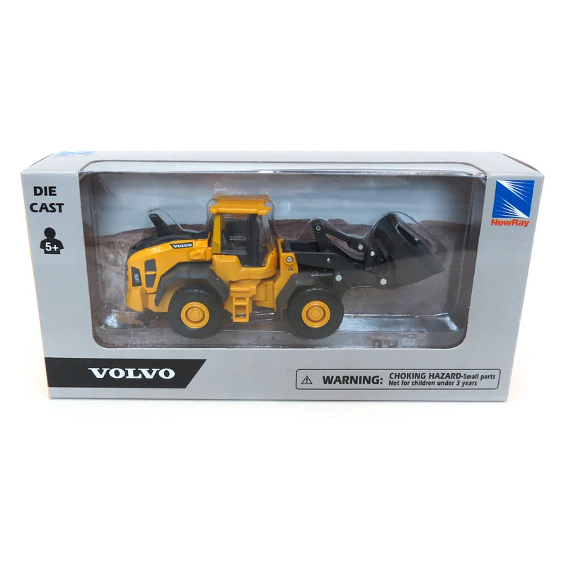 5-Inch Diecast & Plastic Volvo Wheel Loader by New Ray - Image 5
