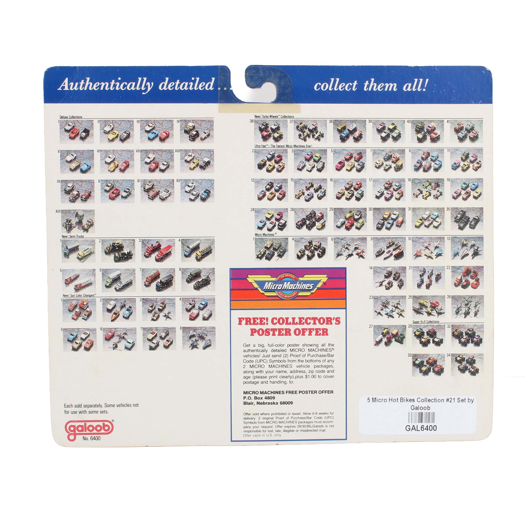 5 Micro Machines Hot Bikes Collection #21 Set by Galoob - Image 2