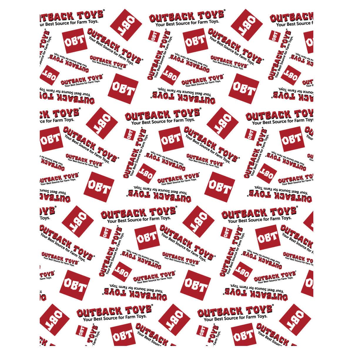 5-Pack of IH & Outback Toys Double-Sided Wrapping Paper, 19.75in x 28in - Image 3