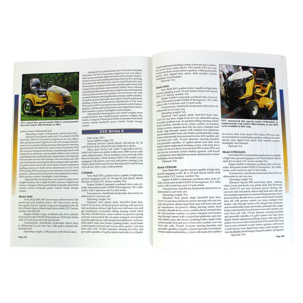 50 Years of Cub Cadet 108 Page Paperback Book - Image 7