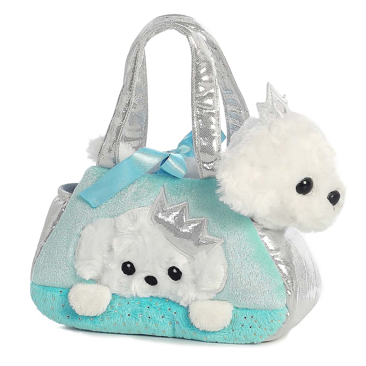 7in Peek-A-Boo Princess Puppy Fancy Pals Plush Animal By Aurora