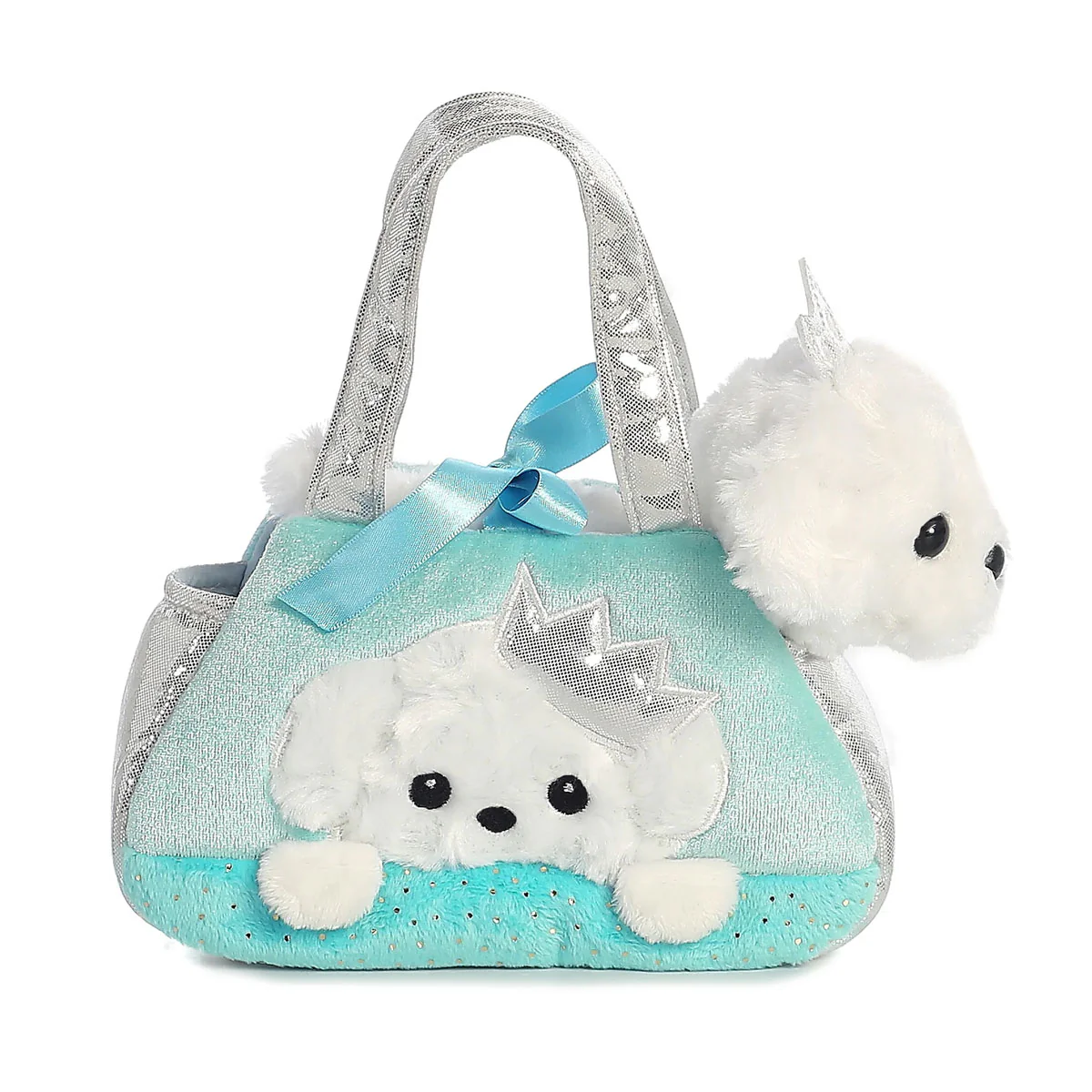 7in Peek-A-Boo Princess Puppy Fancy Pals Plush Animal By Aurora - Image 3