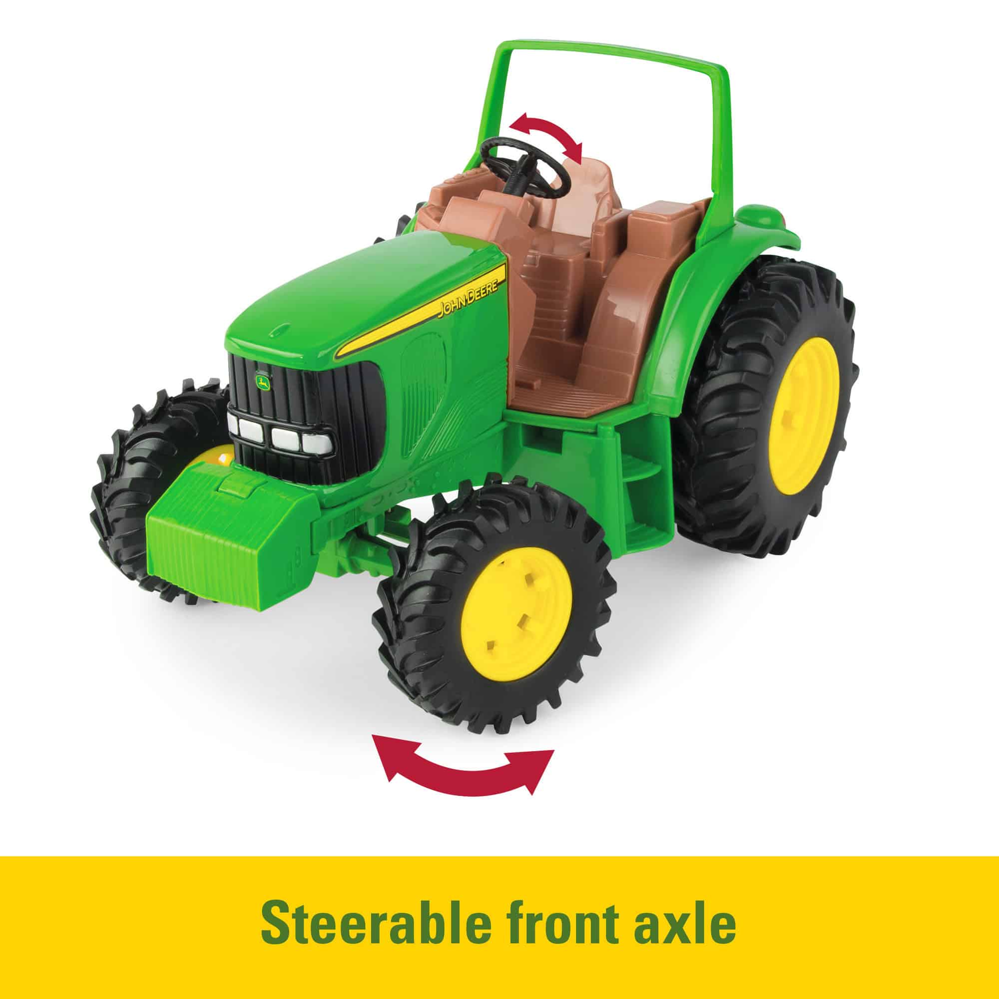 8 Inch John Deere Toy Tractor with MFD - Image 2