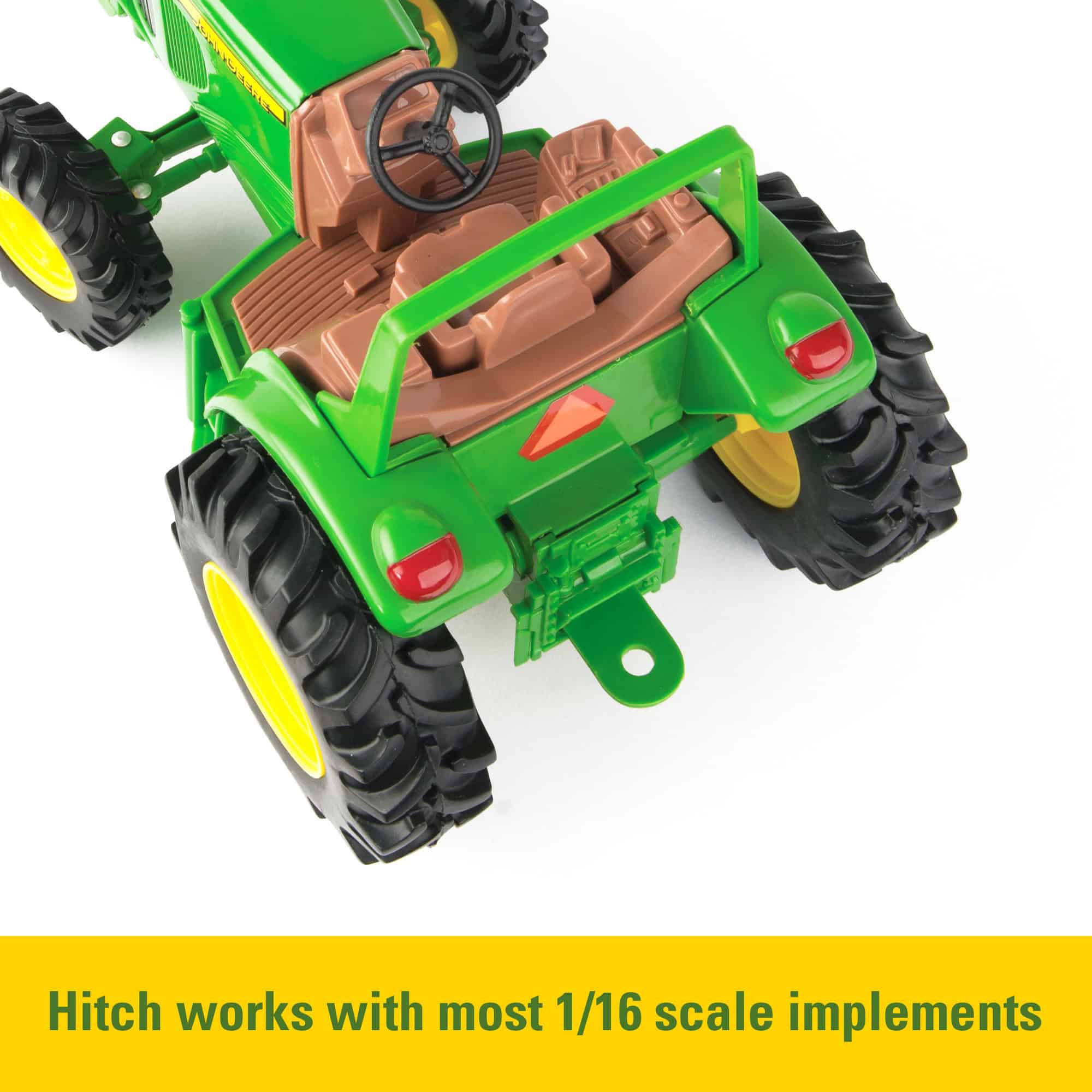 8 Inch John Deere Toy Tractor with MFD - Image 4