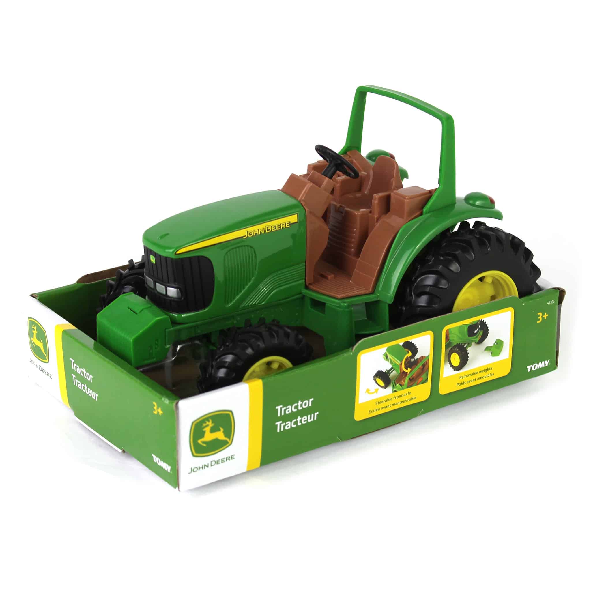 8 Inch John Deere Toy Tractor with MFD - Image 5