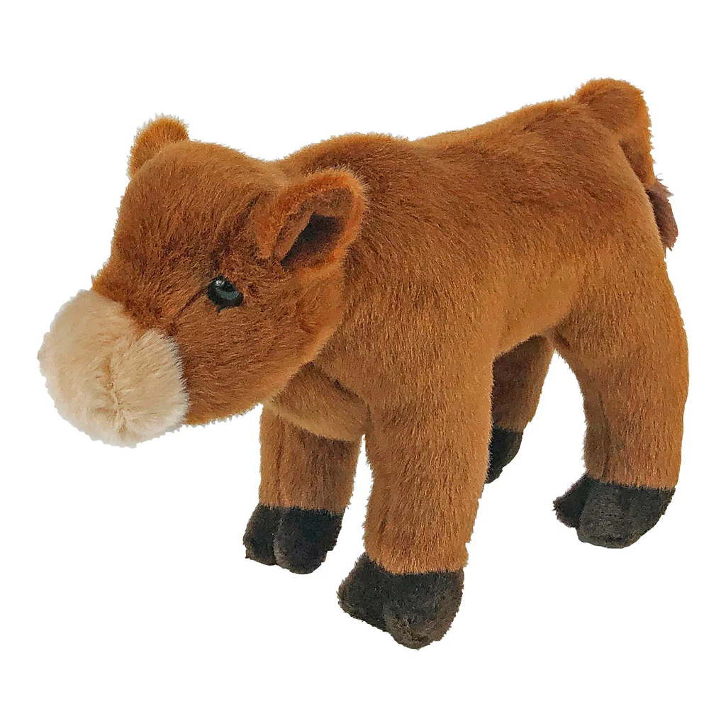 8" Scarlett the Red Angus Cow Plush by Big Country