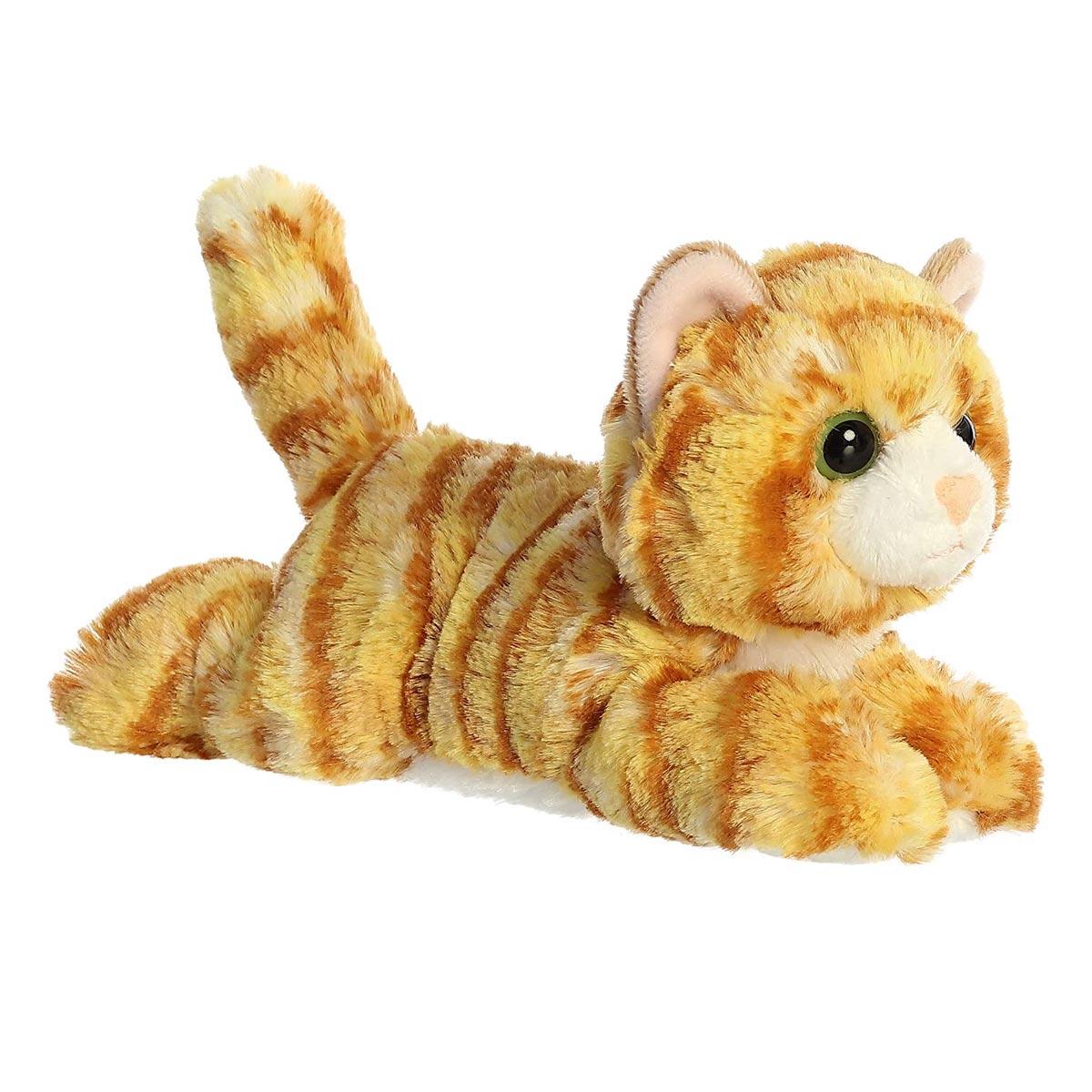 8in Orange Ginger Cat Mini Flopsie by Aurora