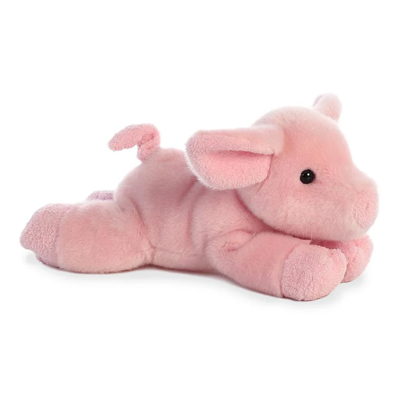 8in Pickles Pink Piglet by Aurora Mini Flopsies