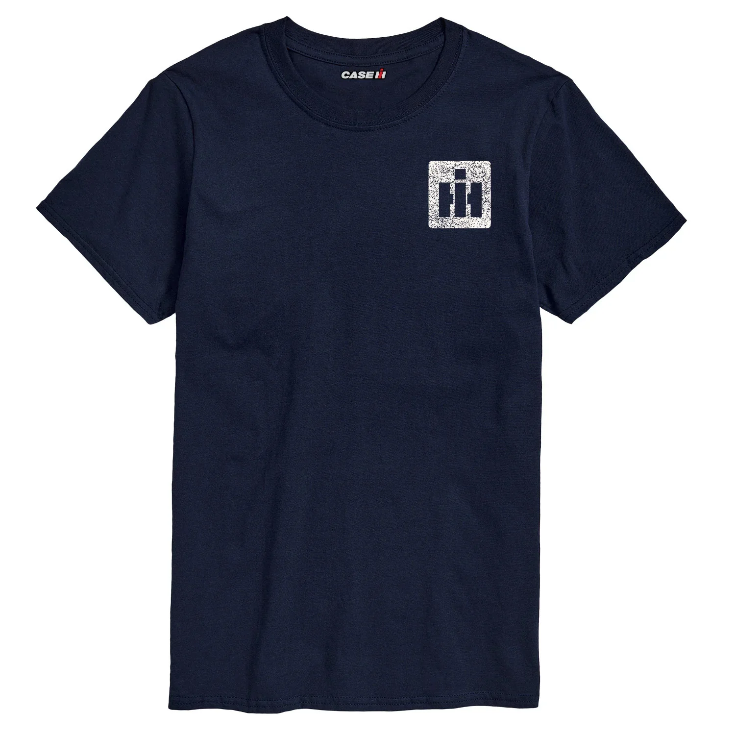 Adult IH Faith Family Farming Flag Navy Blue Short Sleeve T-Shirt - Image 2