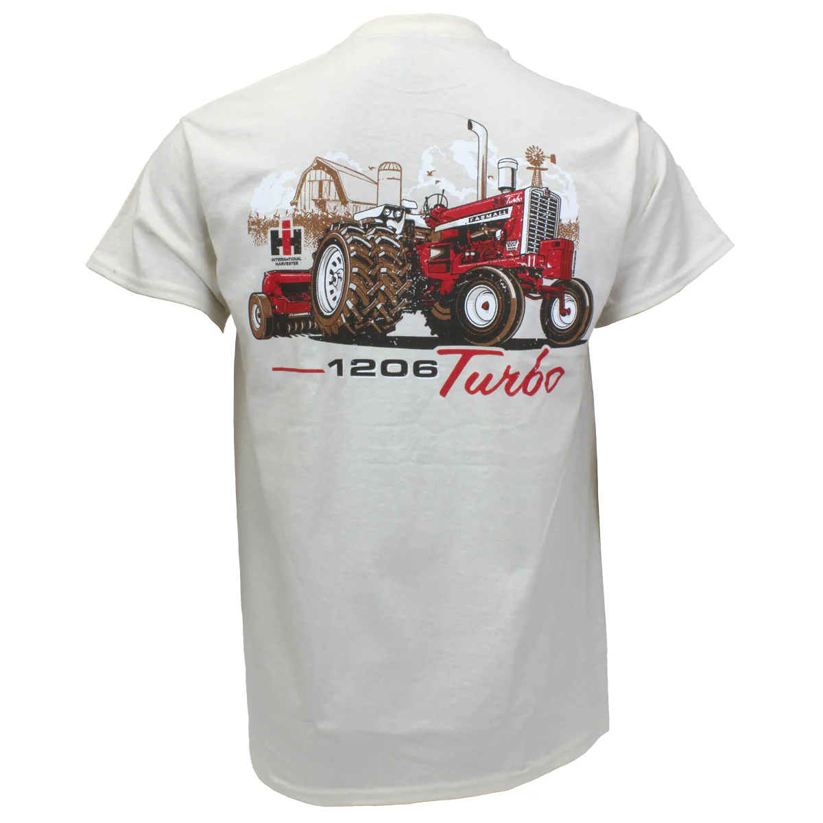 Adult IH Farmall 1206 with Duals Short Sleeve T-Shirt