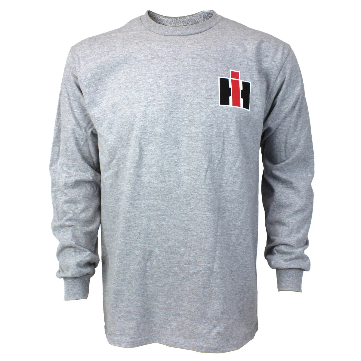 Adult International 1460 Combine Gray Long Sleeve T-Shirt - Image 2
