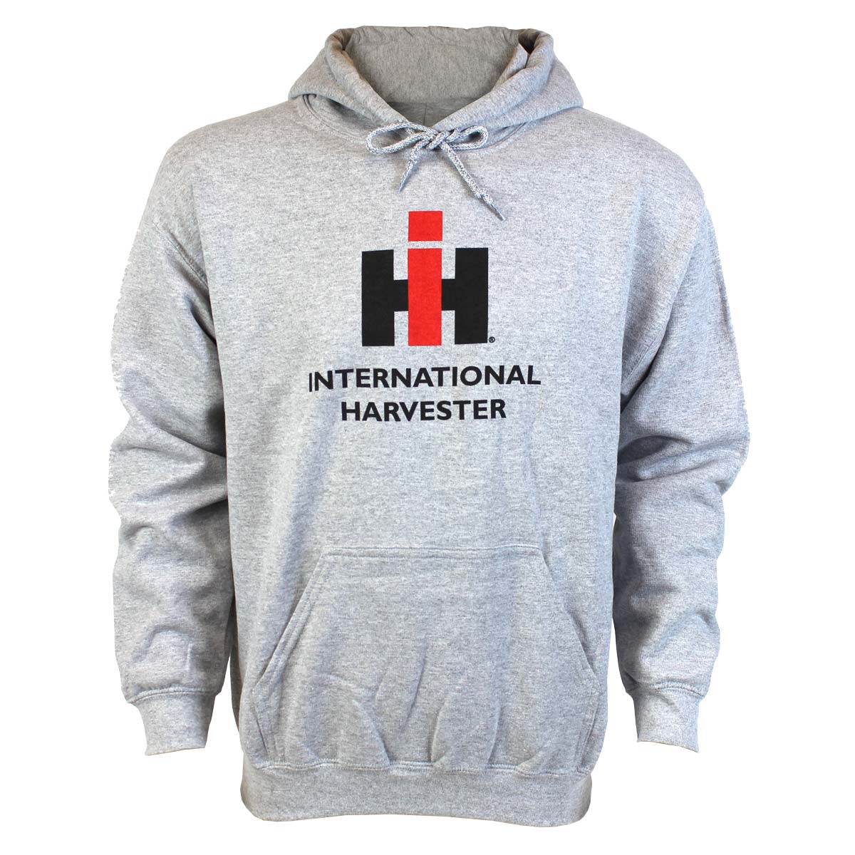Adult International 7288 2+2 with IH Disk Harrow Gray Hooded Sweatshirt - Image 2