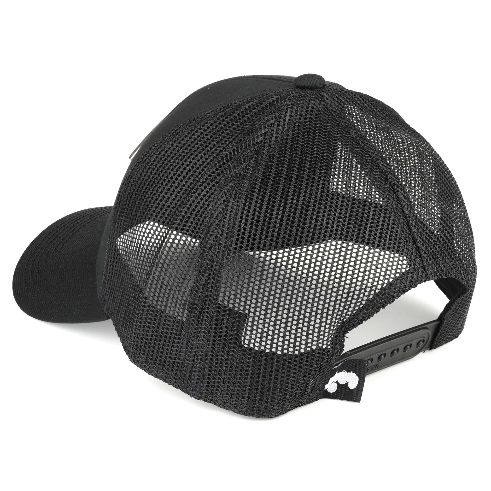 Allis Chalmers Starburst Liquid Metal Logo Black Mesh Back Hat - Image 3
